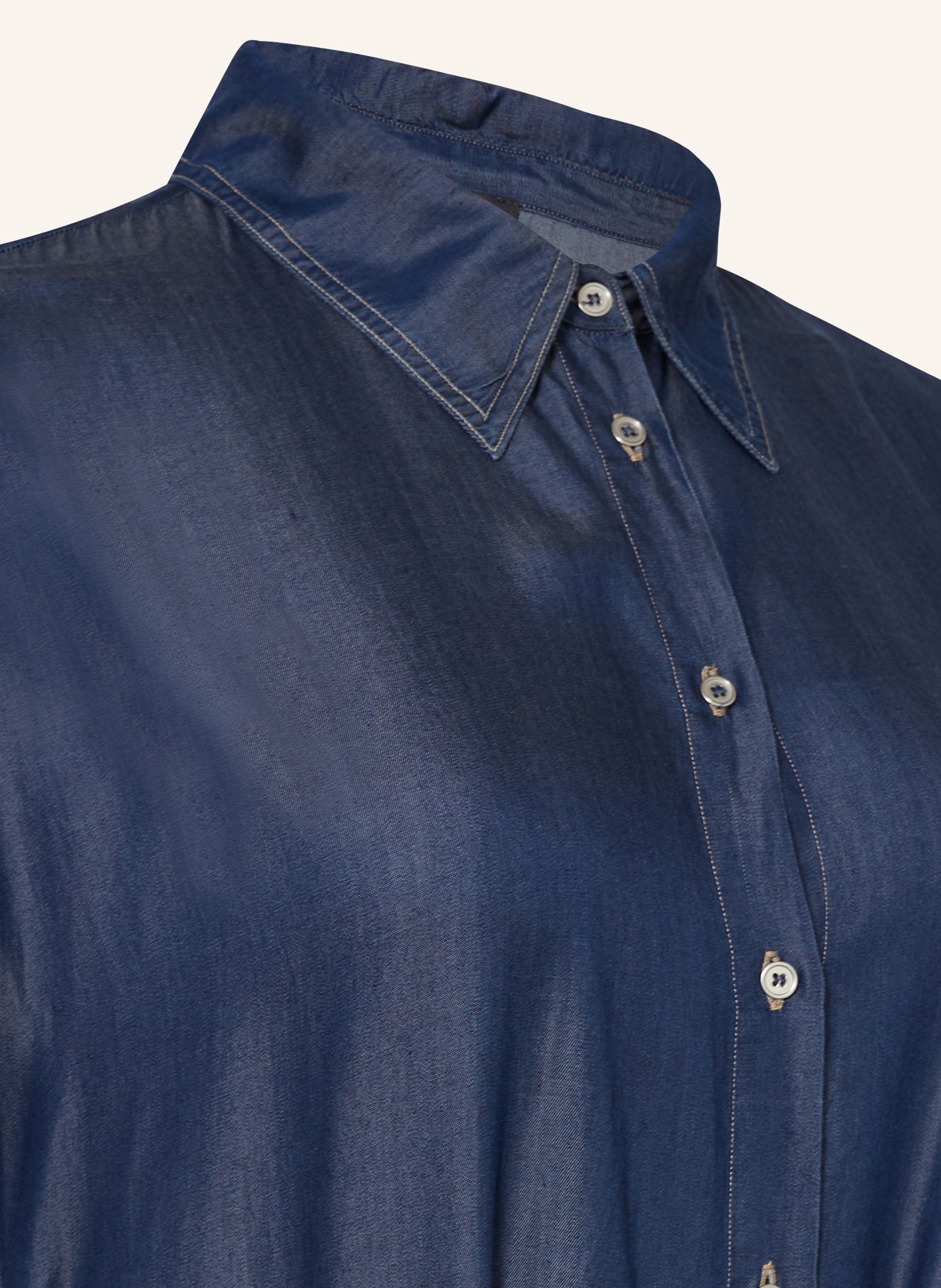 MARINA RINALDI PERSONA Shirt dress in denim look, Color: BLUE (Image 3)