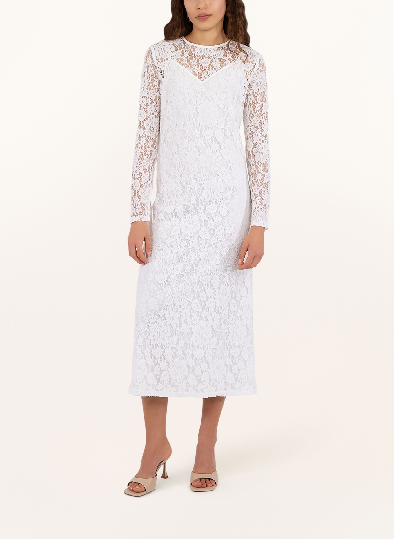 NEO NOIR Lace dress MARY, Color: WHITE (Image 2)