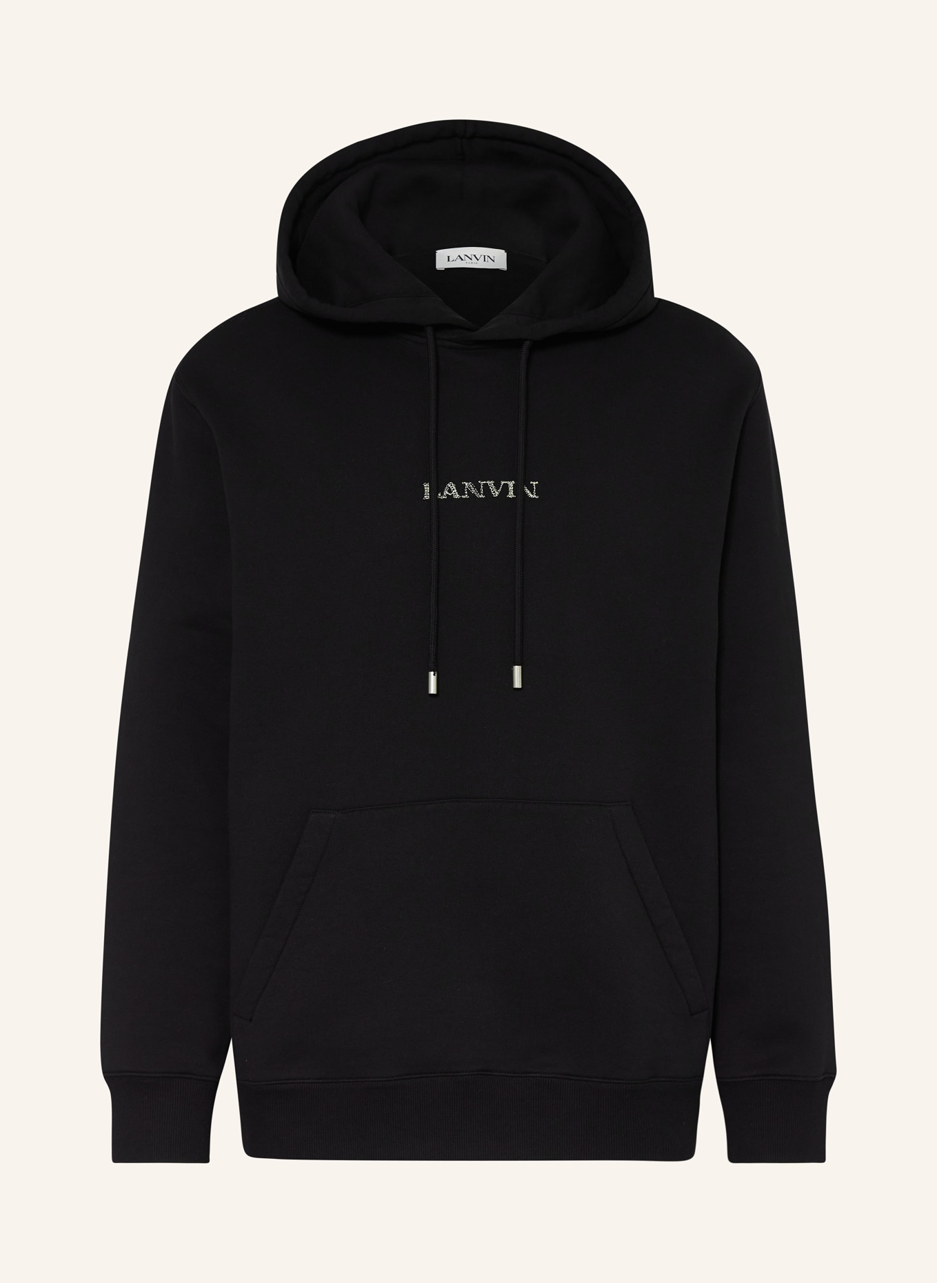 LANVIN Oversized hoodie, Color: BLACK (Image 1)