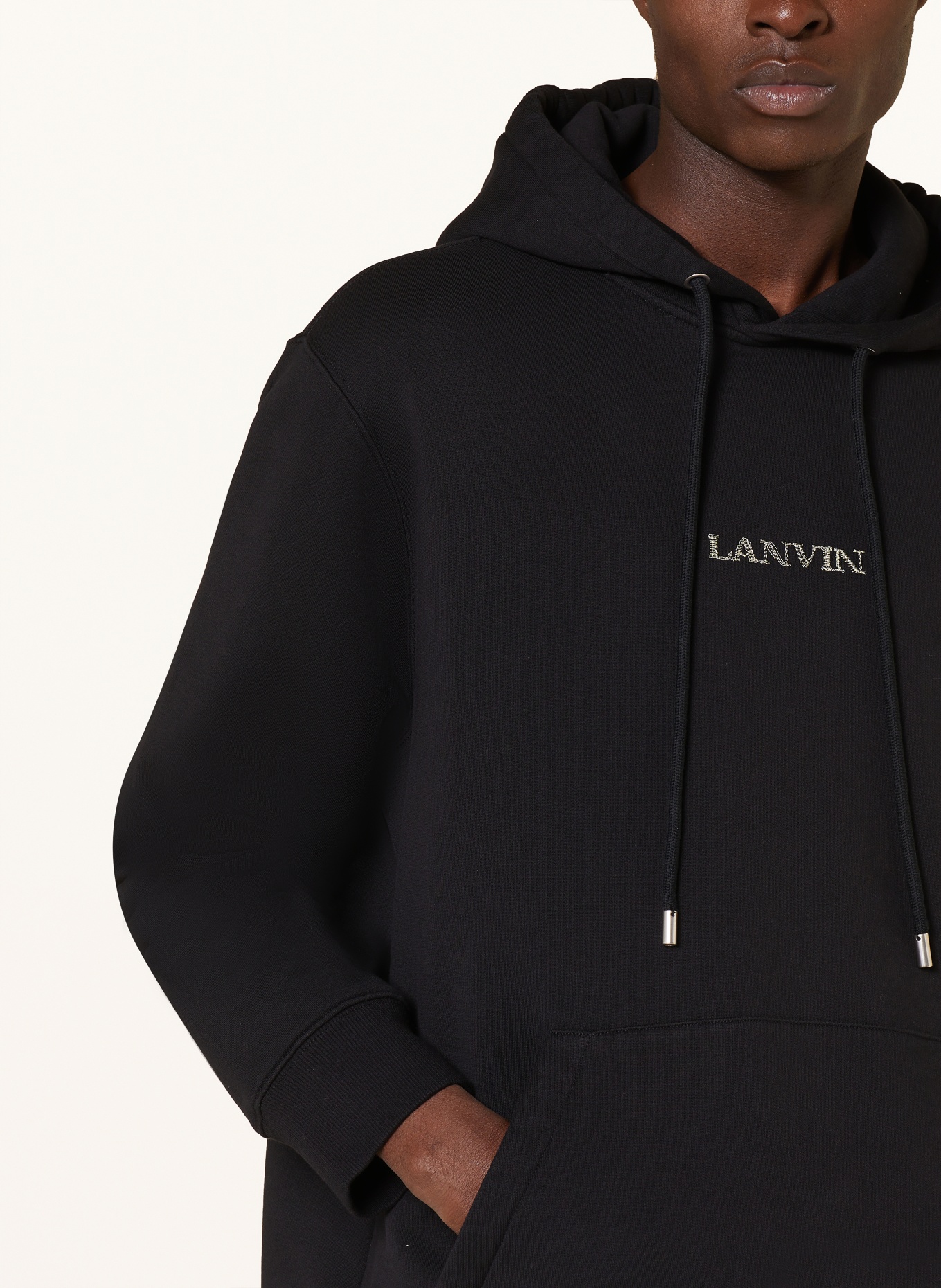 LANVIN Oversized hoodie, Color: BLACK (Image 5)
