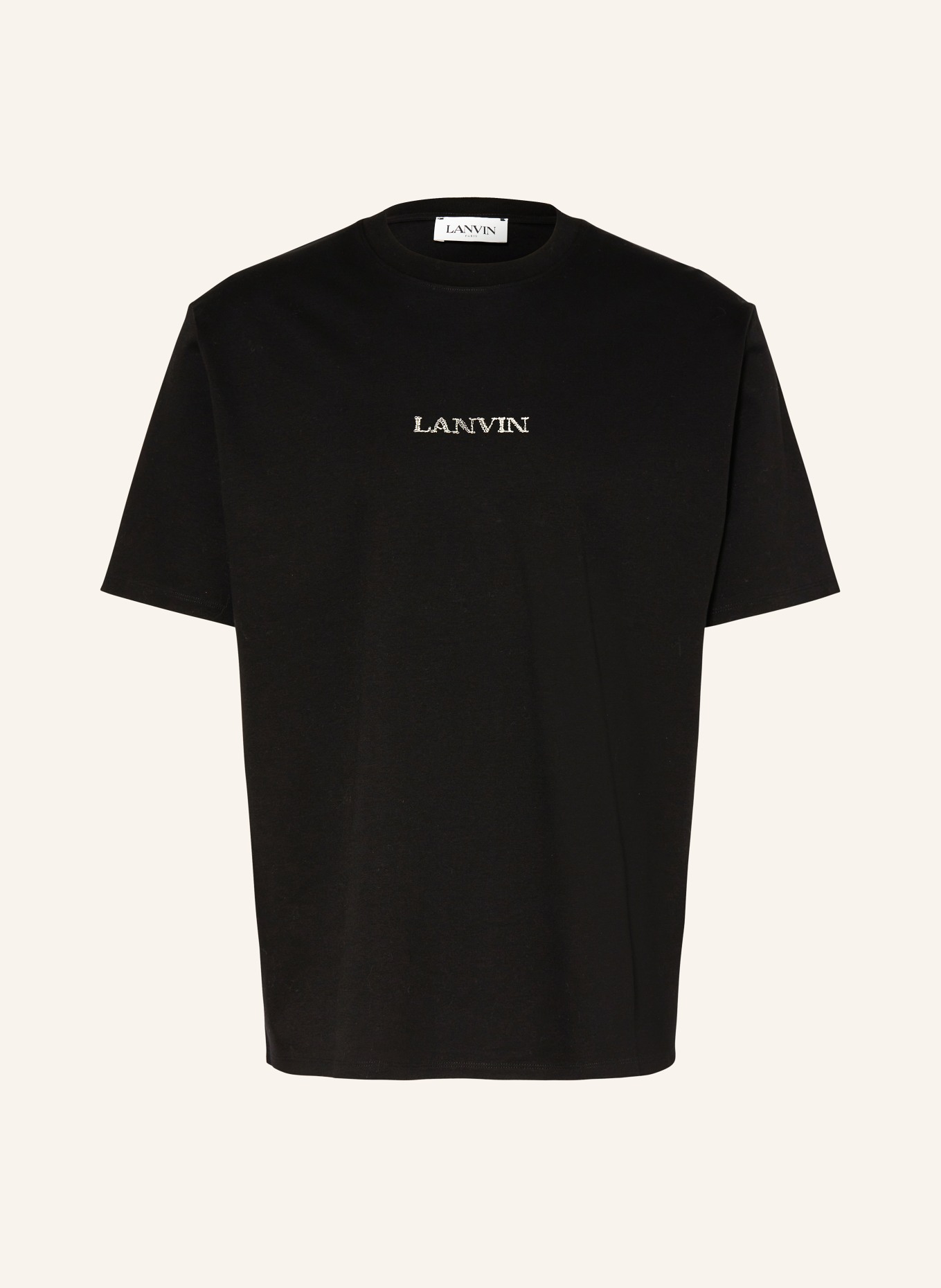 LANVIN T-shirt, Kolor: CZARNY (Obrazek 1)