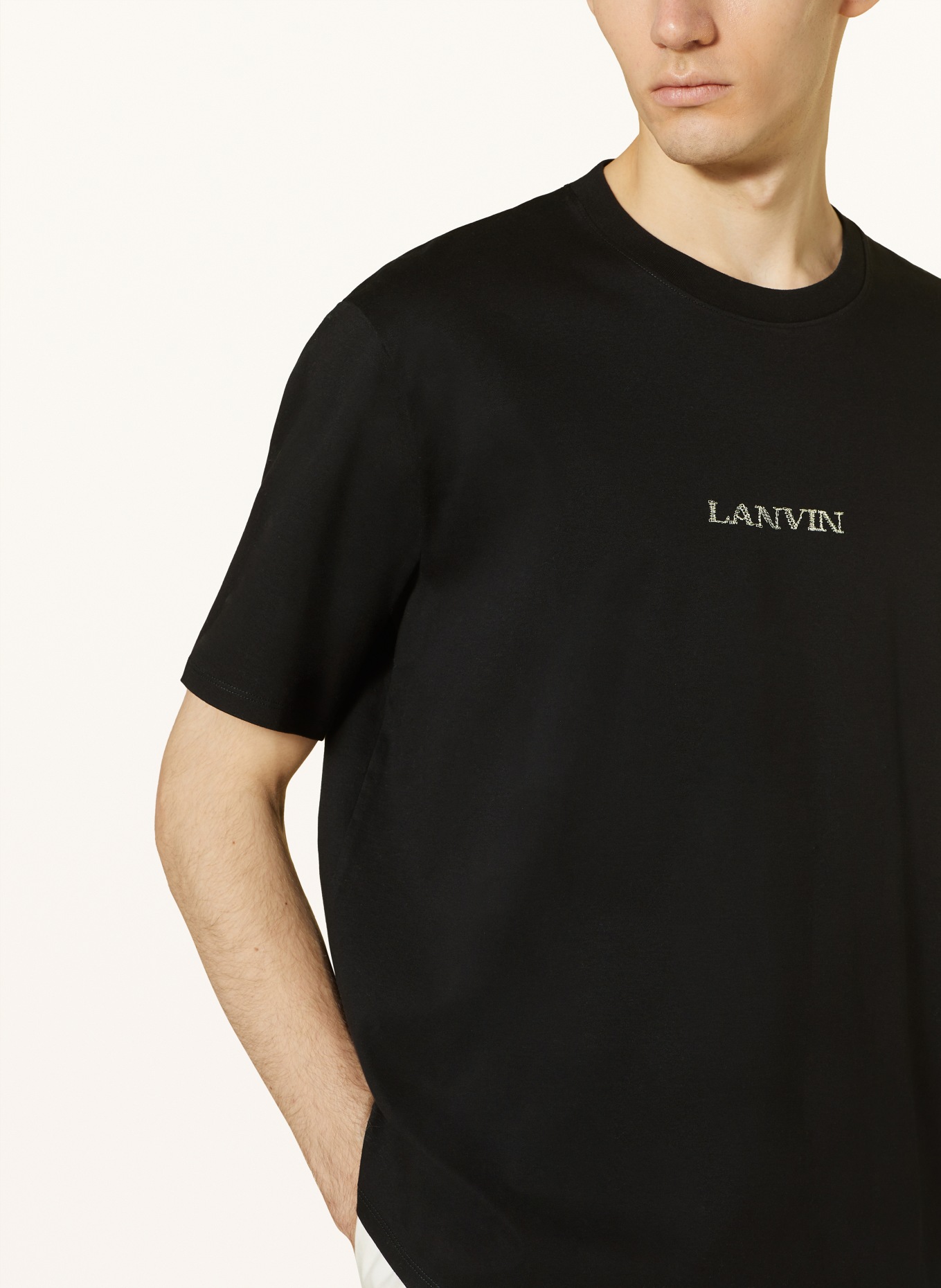 LANVIN T-shirt, Kolor: CZARNY (Obrazek 4)