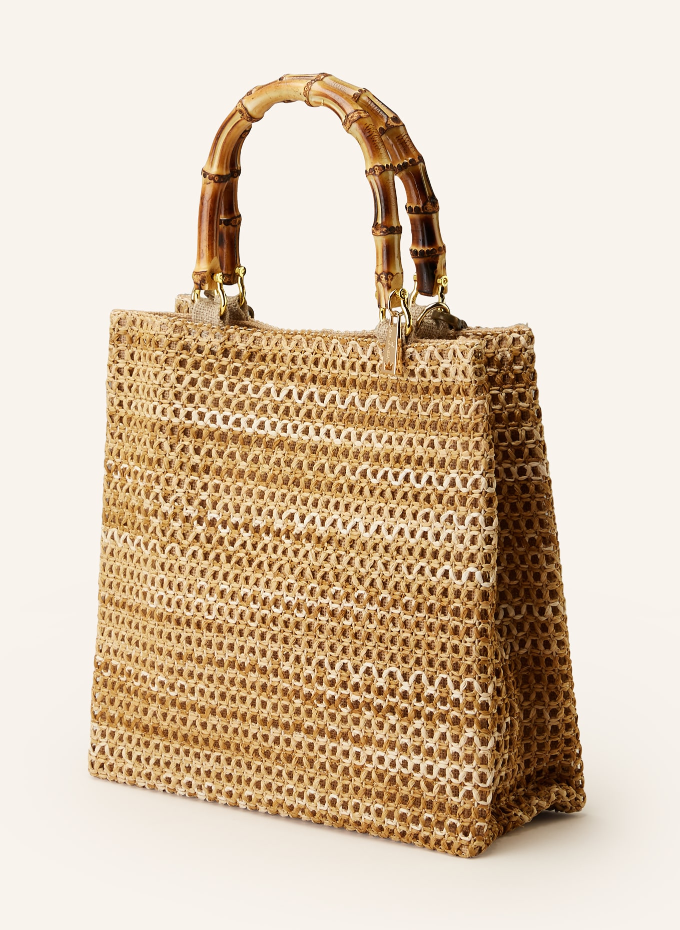 La MILANESA Handbag AMERICANO, Color: BEIGE (Image 2)