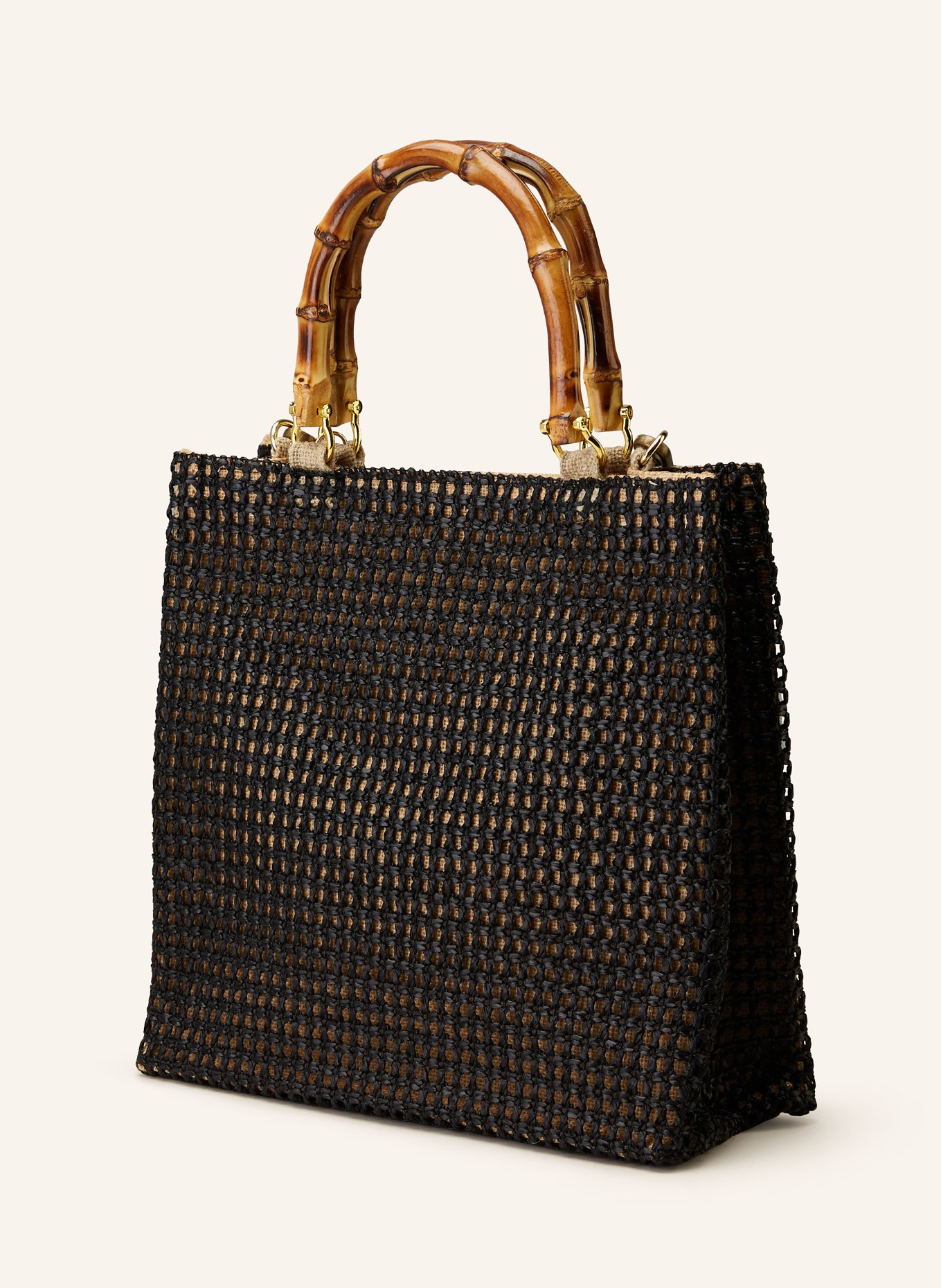 La MILANESA Handbag AMERICANO, Color: BLACK (Image 2)