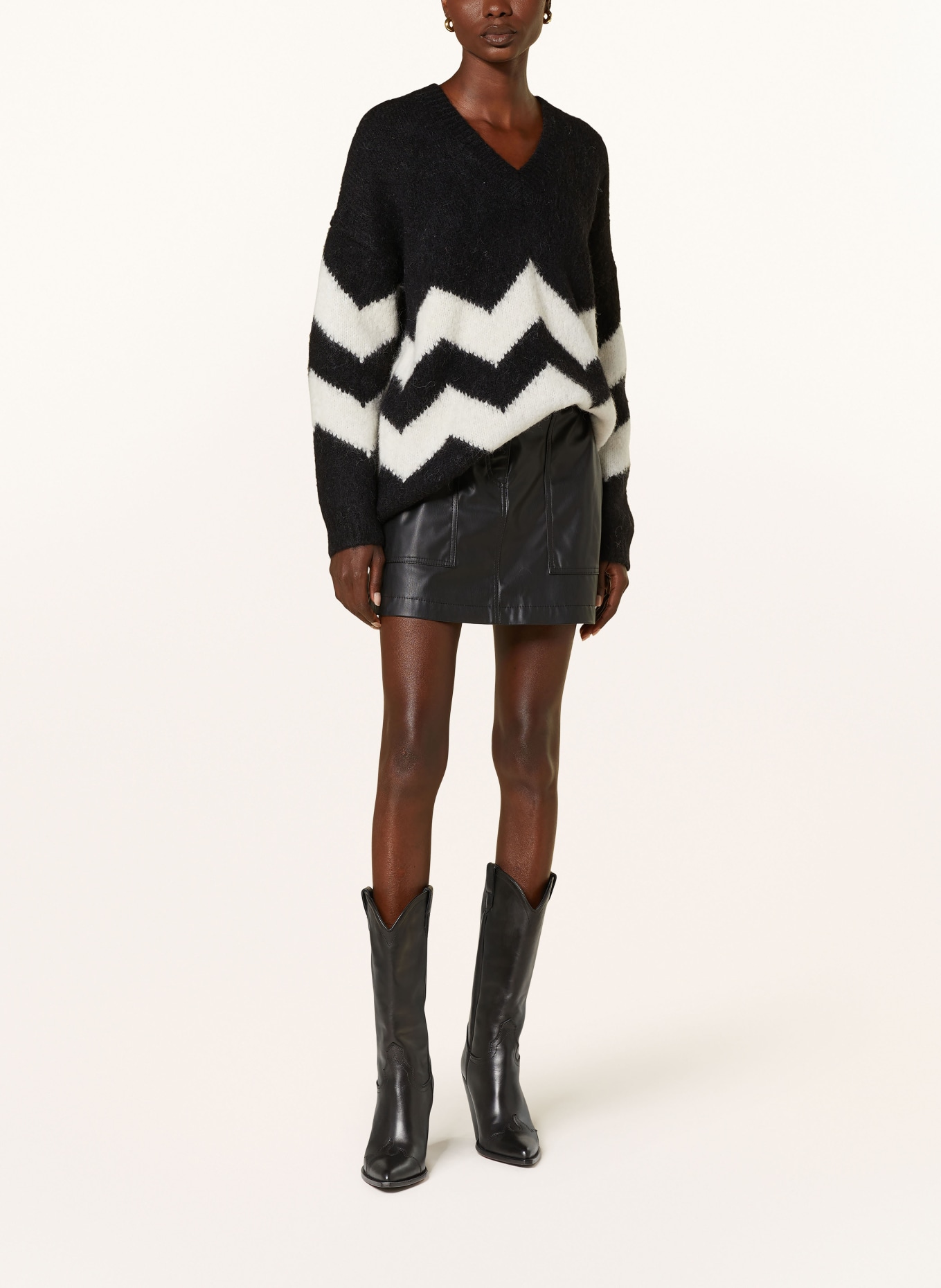 All saints oversized sweater top