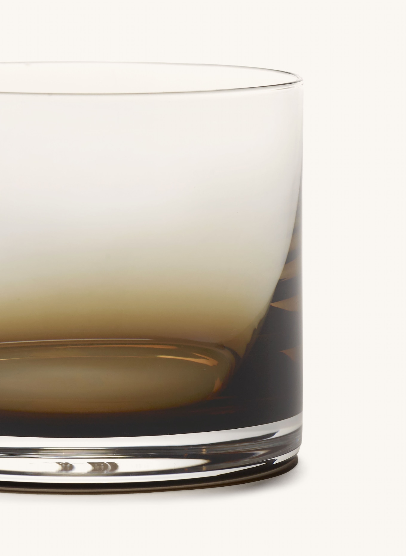 SERAX Set of 4 drinking glasses ZUMA, Color: DARK ORANGE/ WHITE (Image 3)