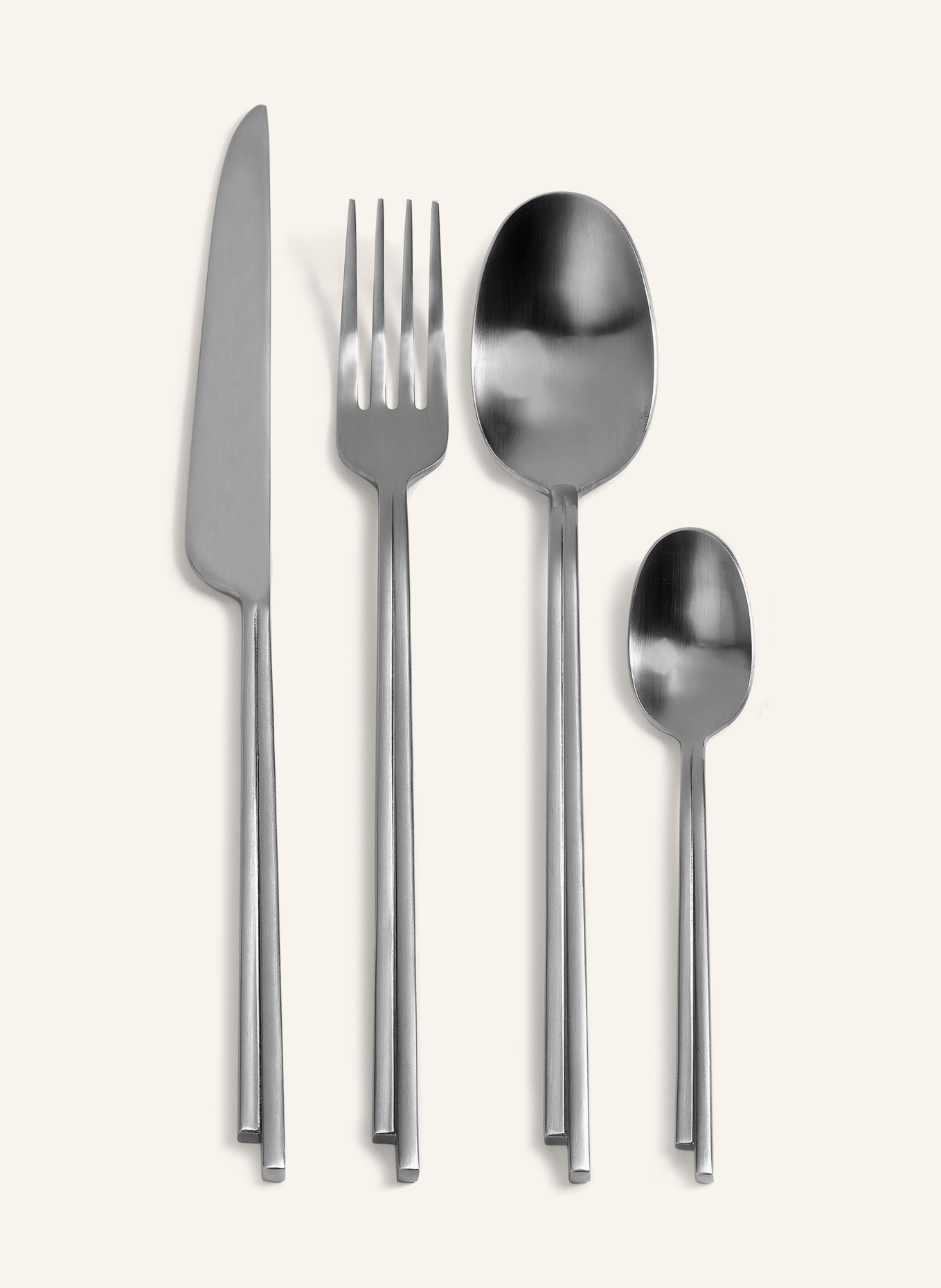 SERAX 24-piece Cutlery set DUNE, Color: SILVER (Image 1)