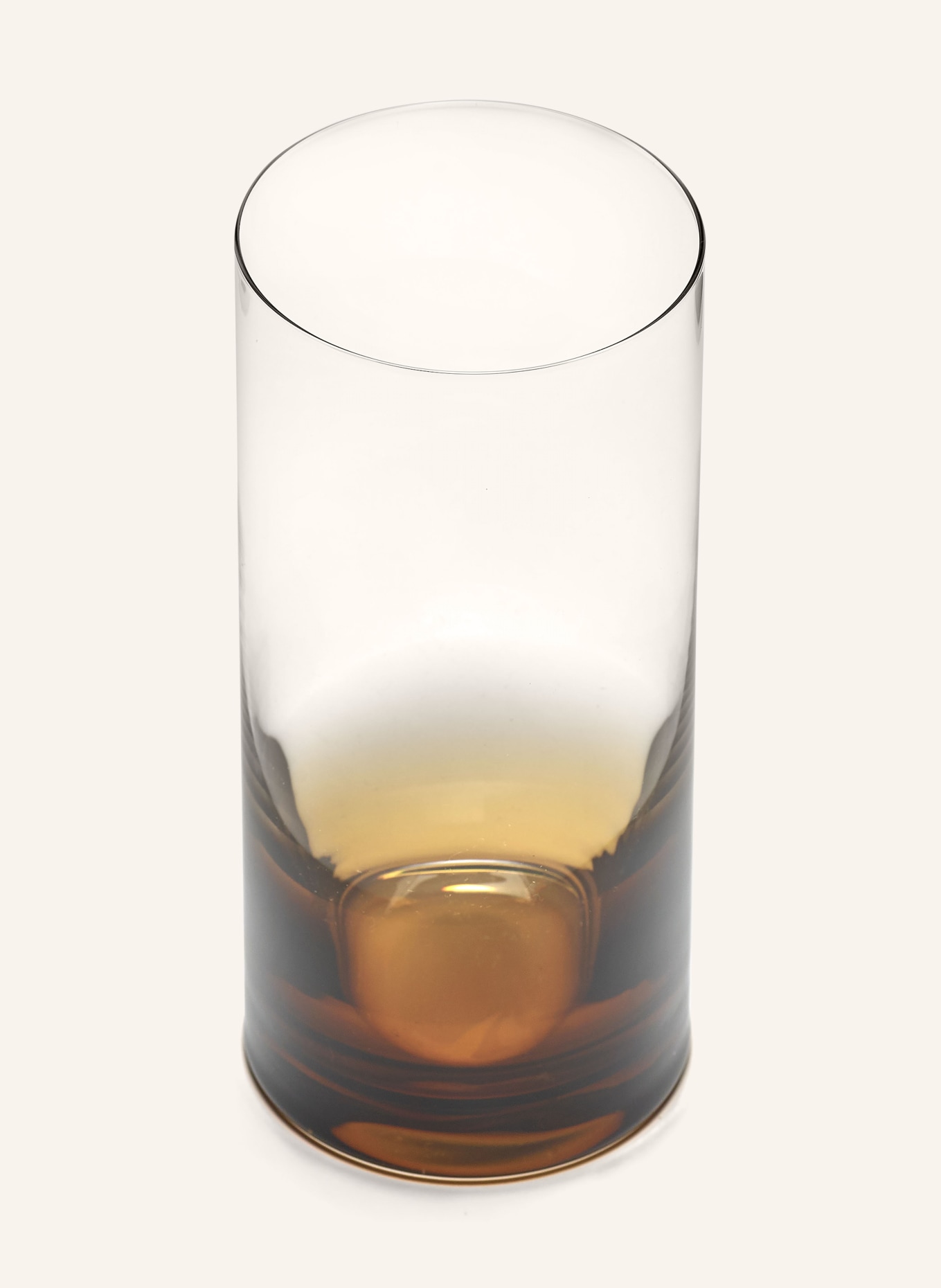 SERAX Set of 4 tall drinking glasses ZUMA, Color: DARK ORANGE/ WHITE (Image 2)