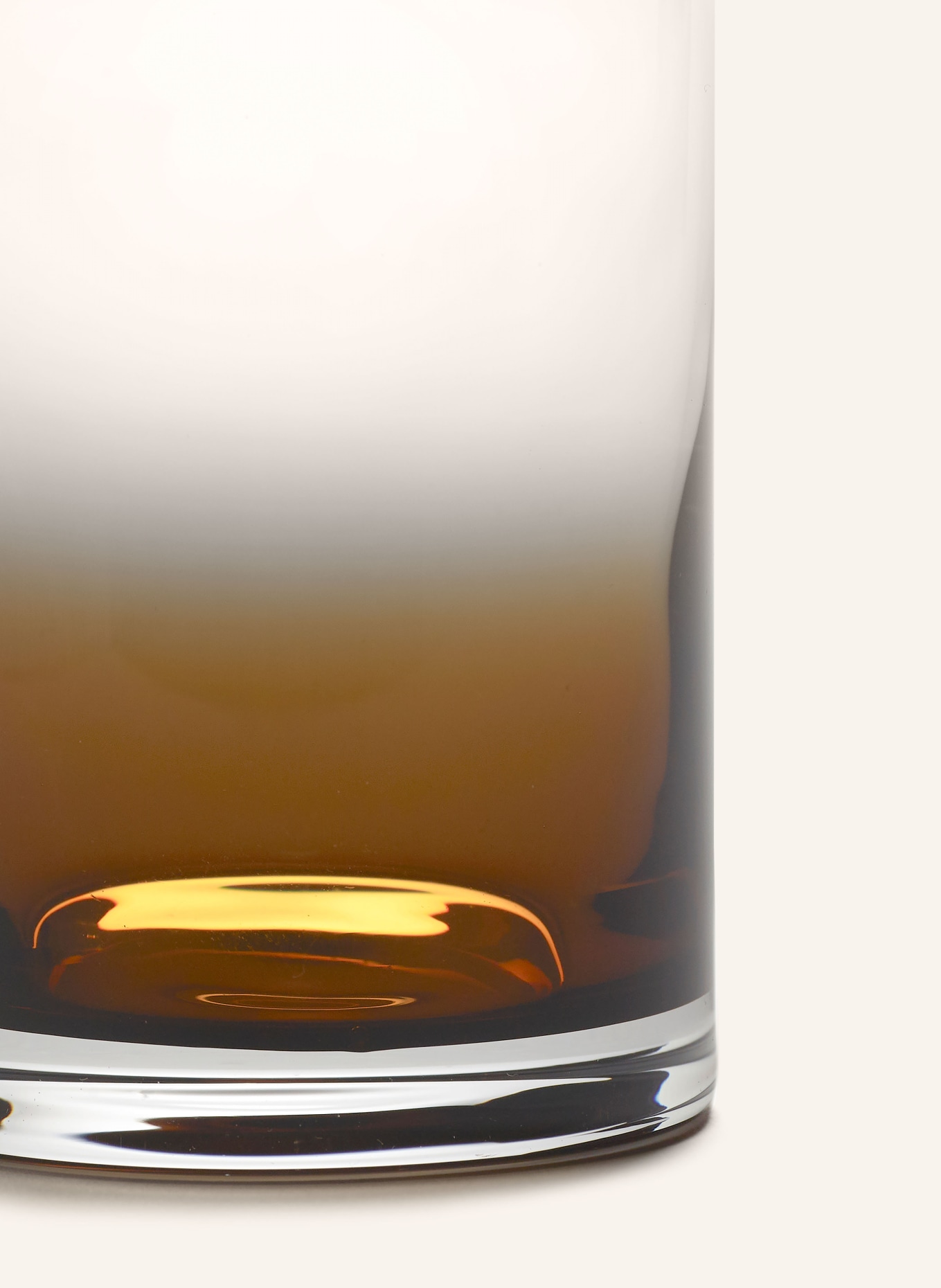 SERAX Set of 4 tall drinking glasses ZUMA, Color: DARK ORANGE/ WHITE (Image 3)