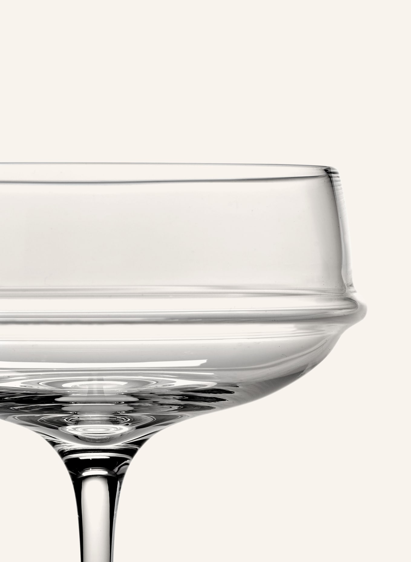 SERAX Set of 4 champagne glasses DUNE, Color: WHITE (Image 3)