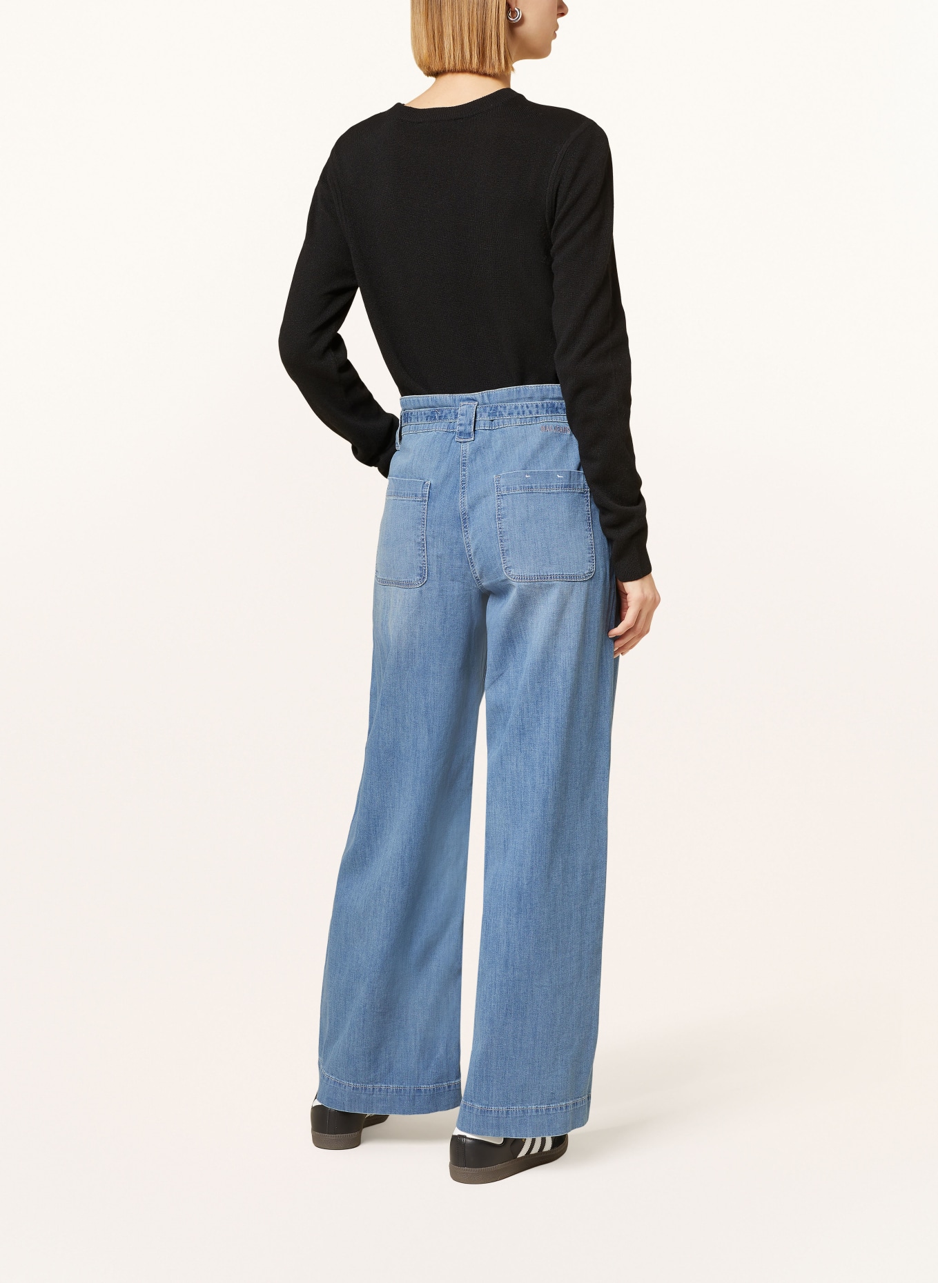 MAC Paperbag trousers SIENNA, Color: LIGHT BLUE (Image 3)