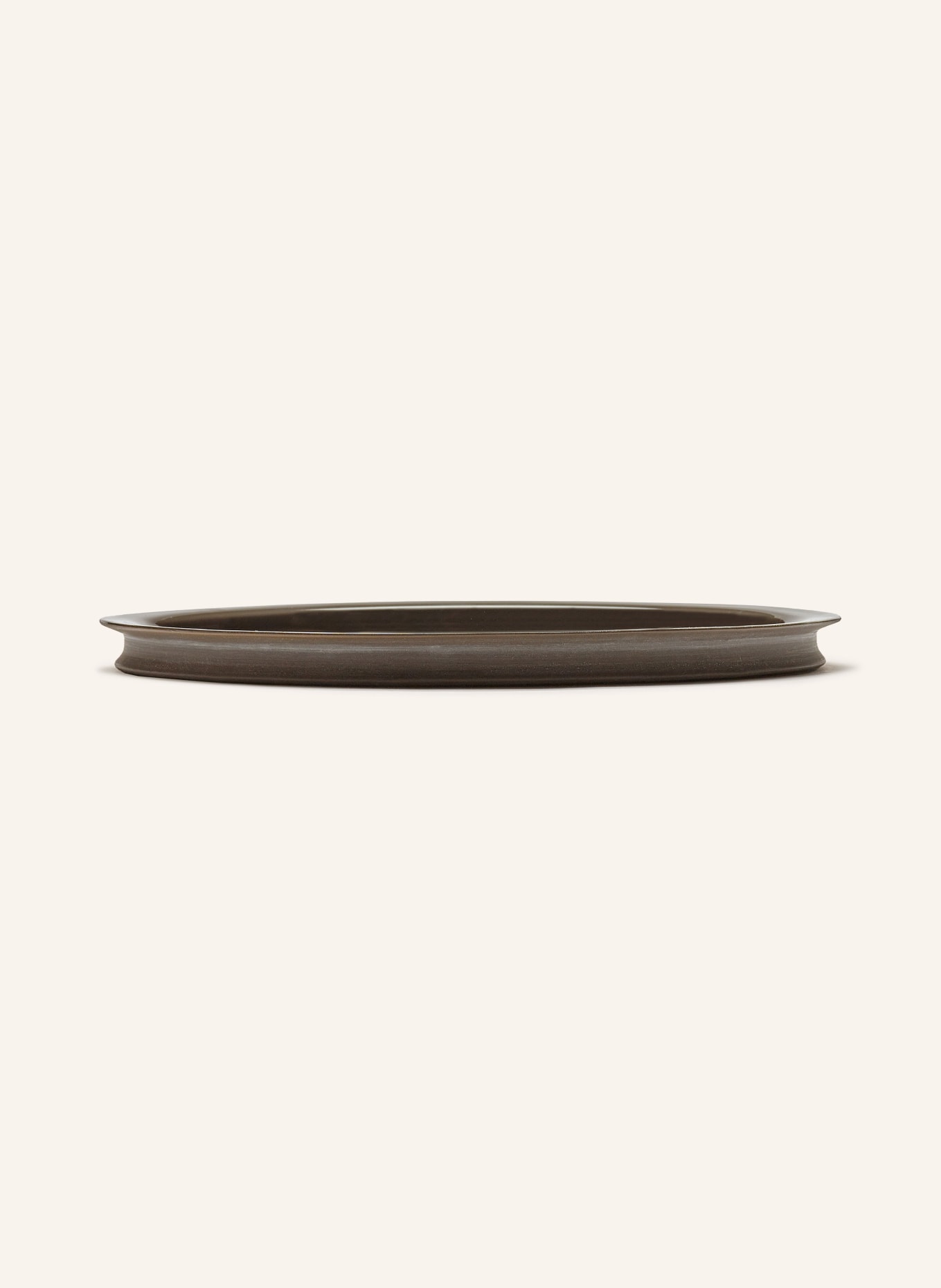 SERAX Set of 2 dinner plates DUNE M, Color: DARK BROWN (Image 2)