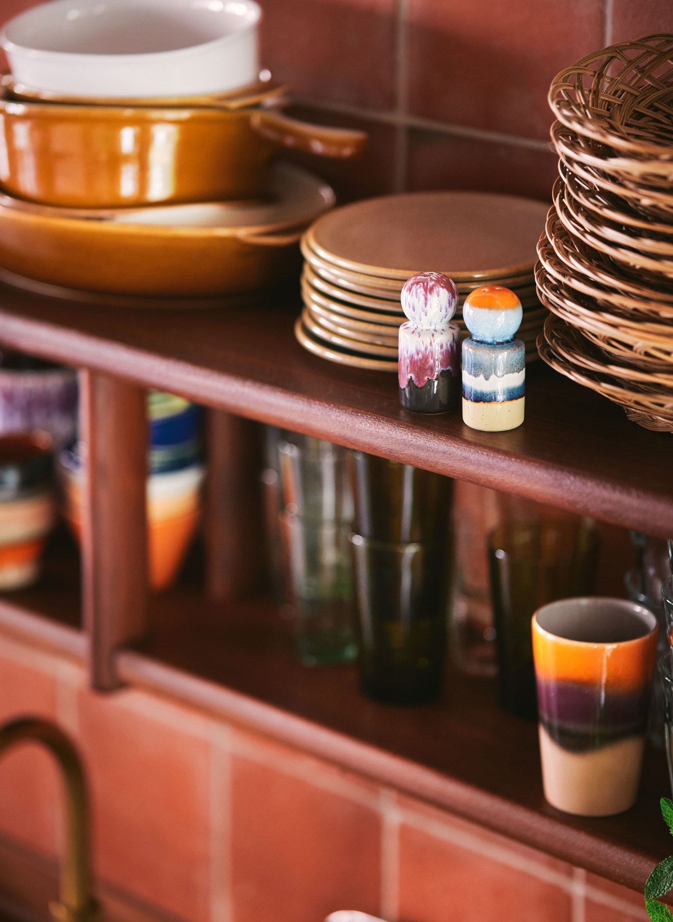 hkliving Salt and pepper grinder: OLIVE / PURPLE / LIGHT BLUE