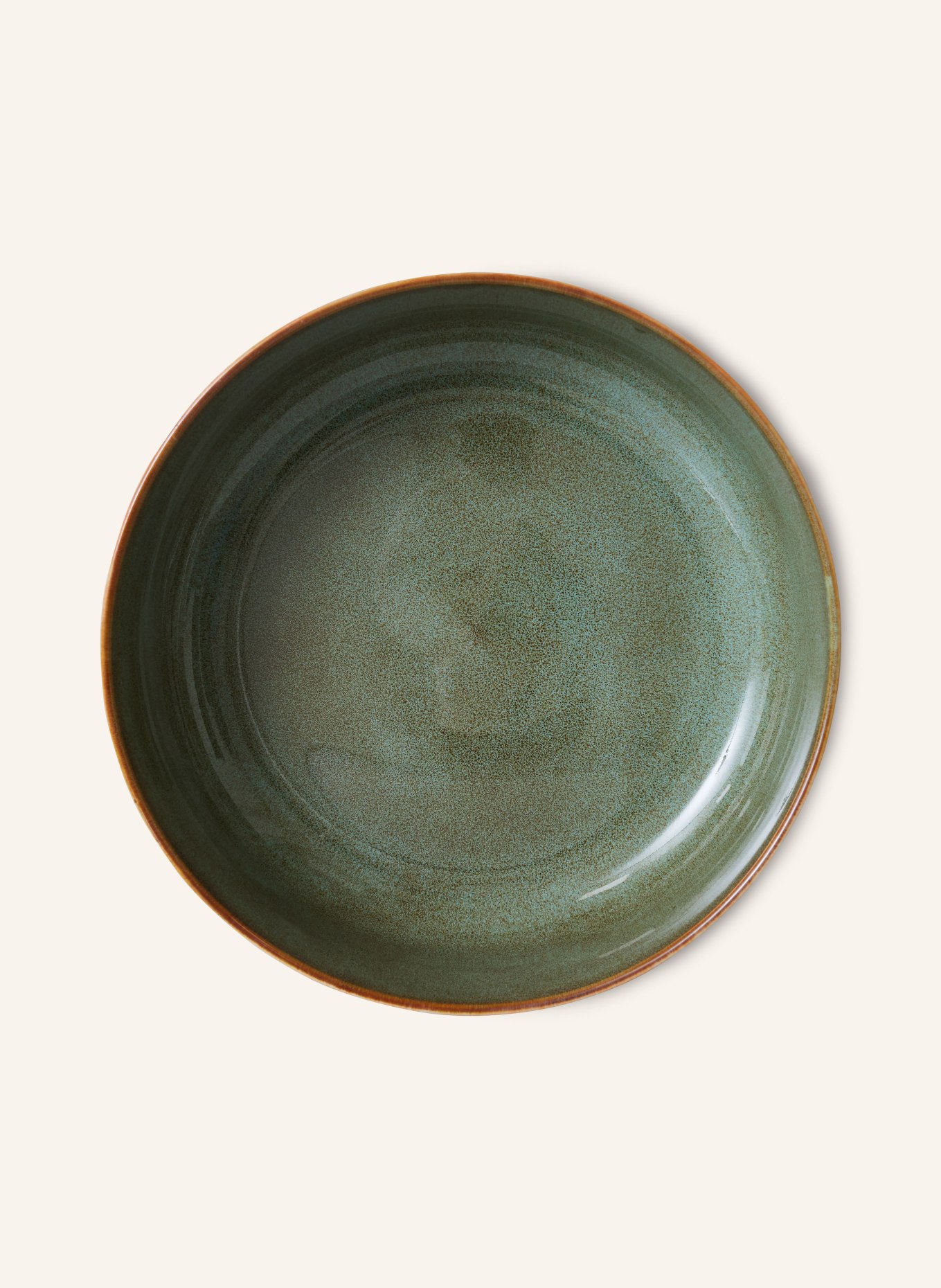 HK living Bowl, Color: ORANGE/ BEIGE/ TEAL (Image 2)
