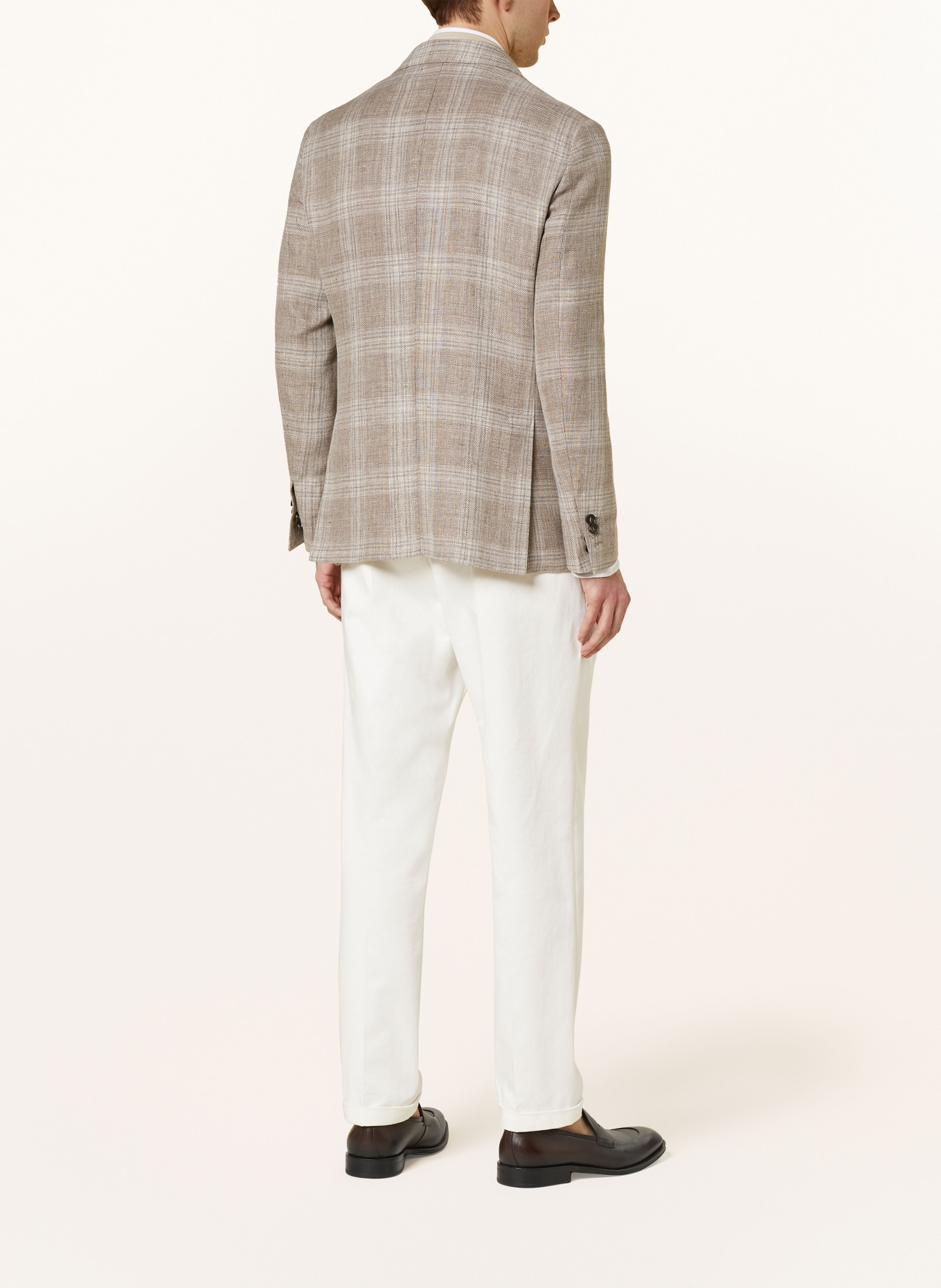 CORNELIANI Suit jacket slim fit with detachable yoke, Color: 030 BEIGE (Image 3)