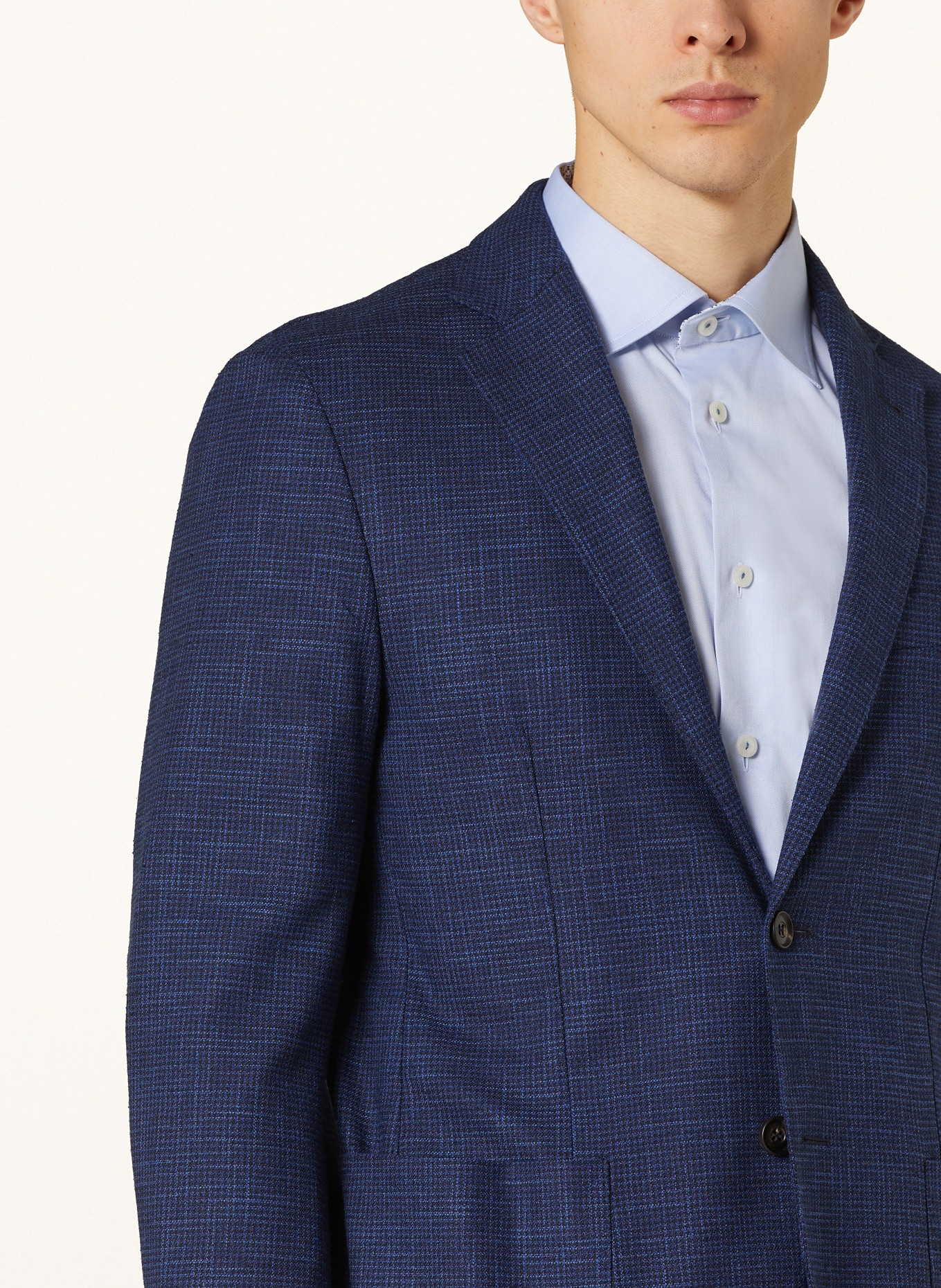 CORNELIANI Tailored jacket extra slim fit with removable trim, Color: 003 NAVY (Image 5)