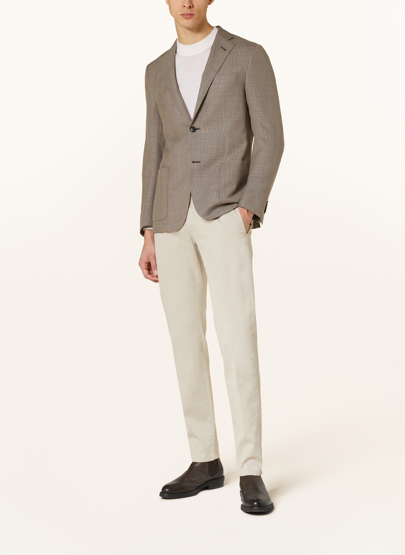 CORNELIANI Tailored jacket extra slim fit, Color: BEIGE (Image 2)