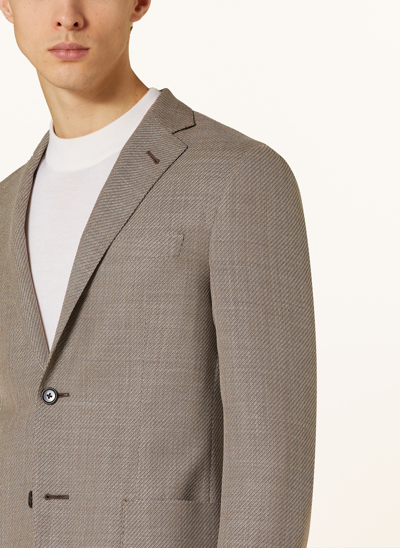 CORNELIANI Tailored jacket extra slim fit, Color: BEIGE (Image 5)