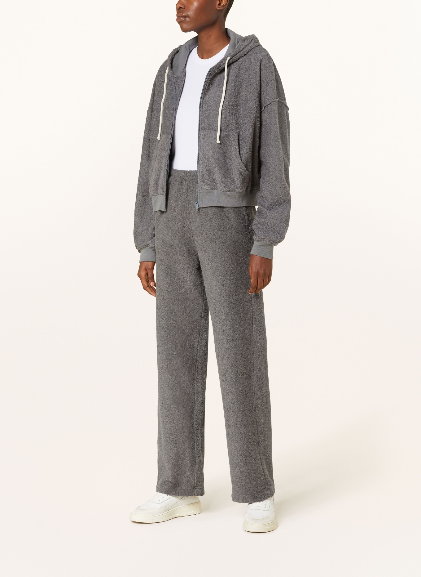 American Vintage Terry trousers BOBYPARK, Color: GRAY (Image 2)