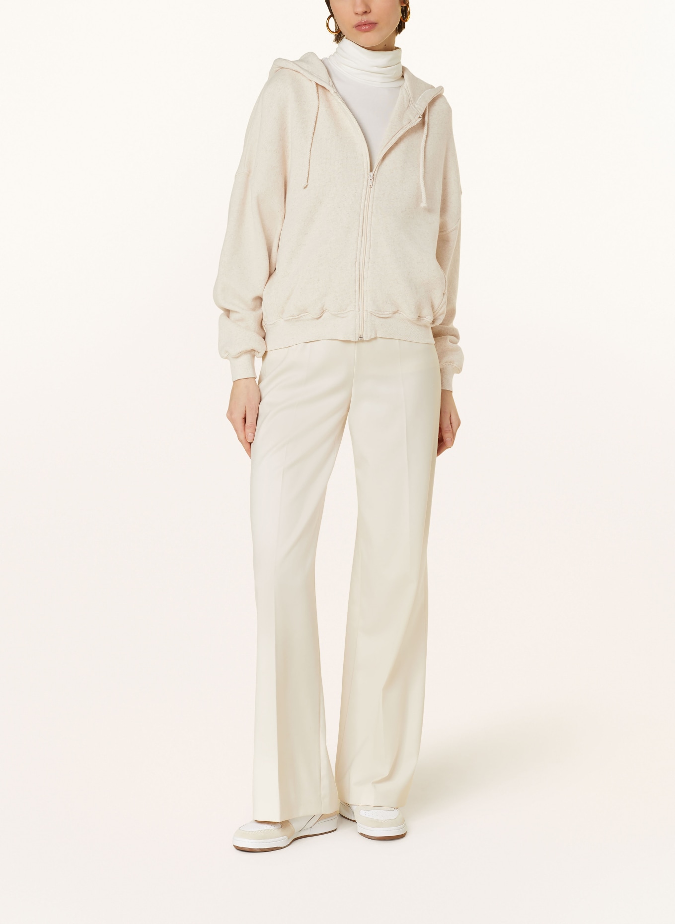 American Vintage Bluza rozpinana oversize ITONAY, Kolor: ECRU (Obrazek 2)