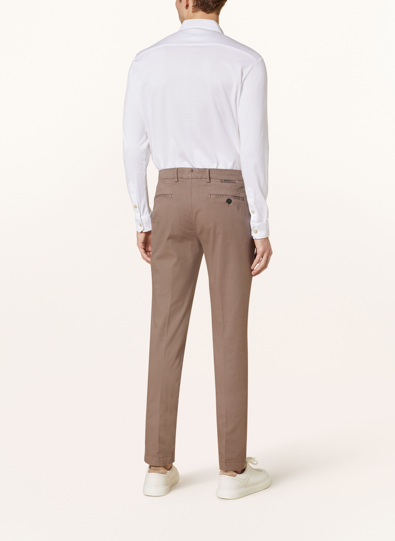 BERWICH Chino Extra Slim Fit: BRAUN