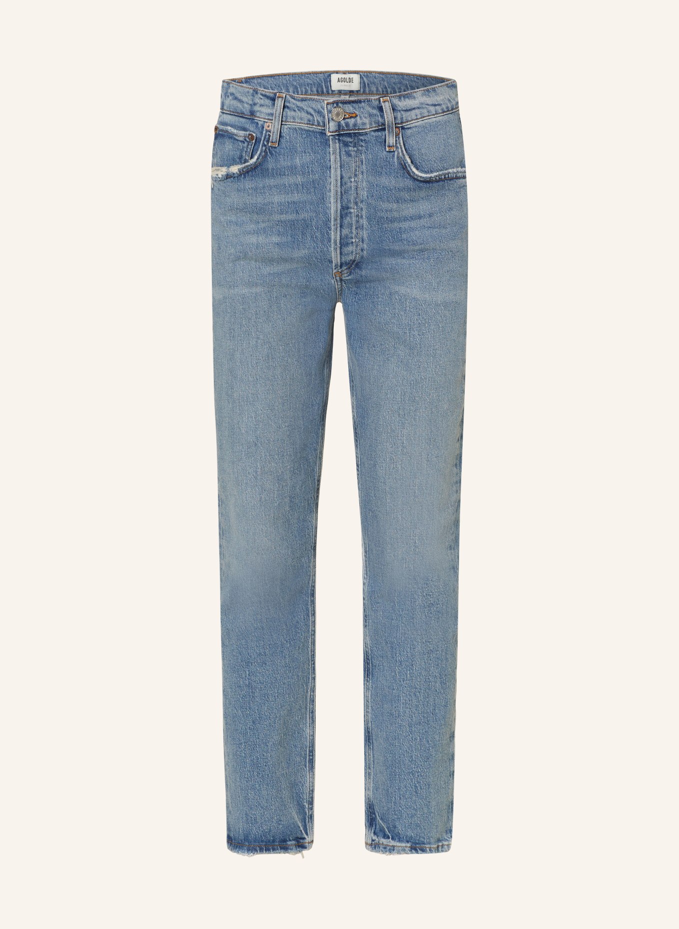 AGOLDE 7/8 jeans RILEY, Color: quiver lt vint ind (Image 1)