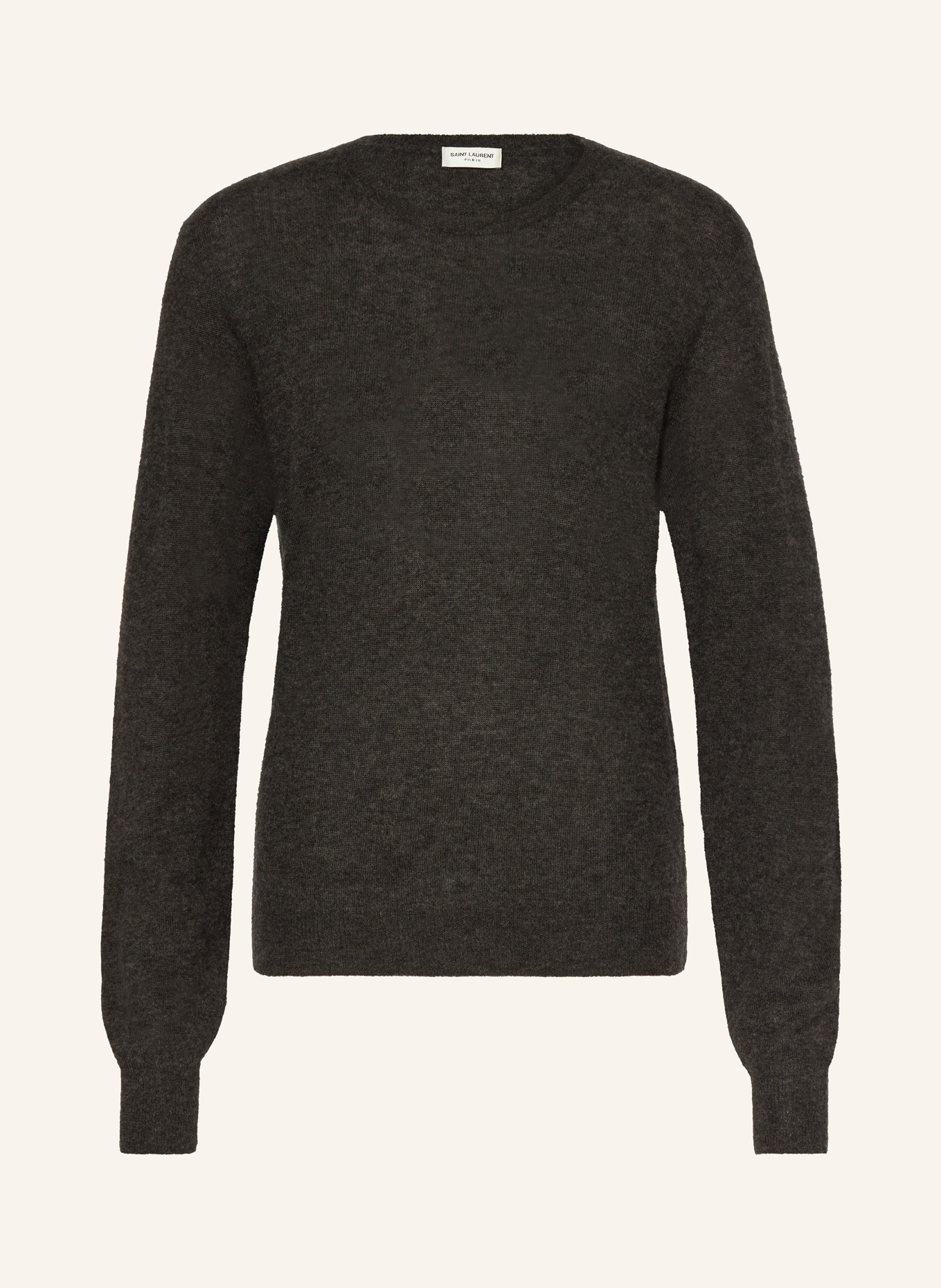 SAINT LAURENT Sweter z dodatkiem kaszmiru, Kolor: CZIEMNOSZARY (Obrazek 1)