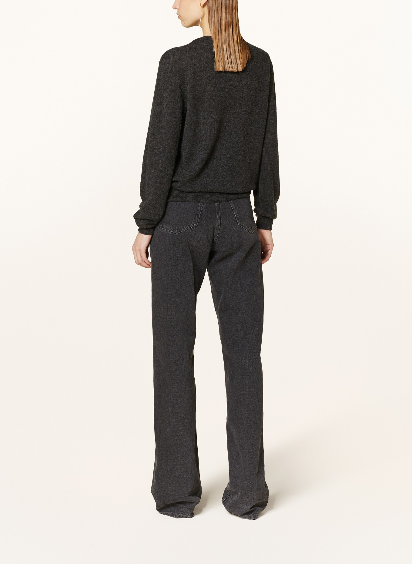 SAINT LAURENT Pullover mit Cashmere, Farbe: DUNKELGRAU (Bild 3)
