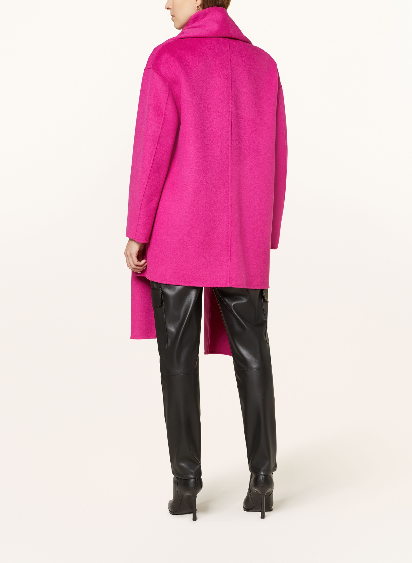 Ted baker store pink wool coat