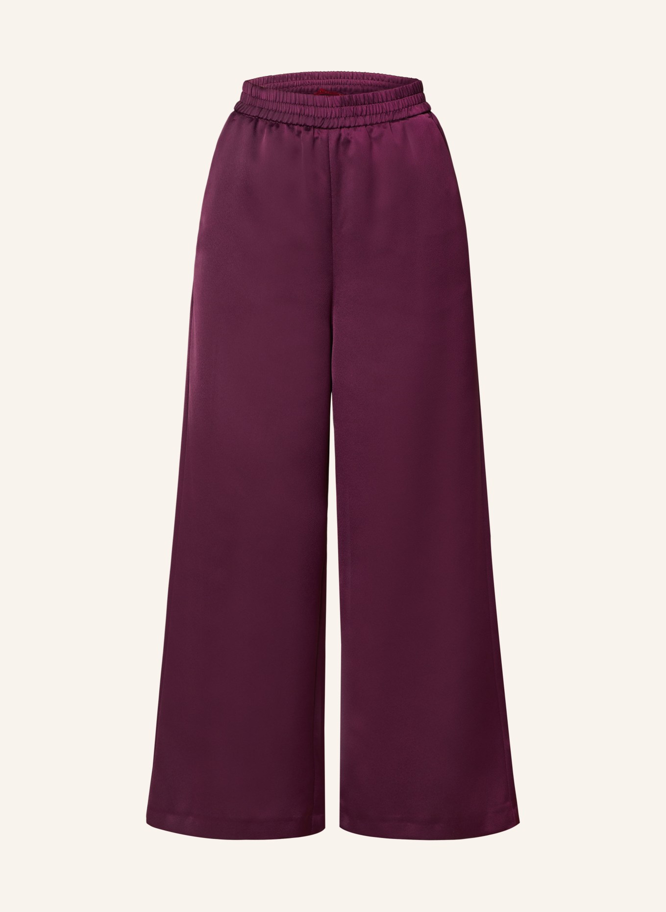 MAX & Co. Wide leg trousers ACRUX in satin, Color: FUCHSIA (Image 1)