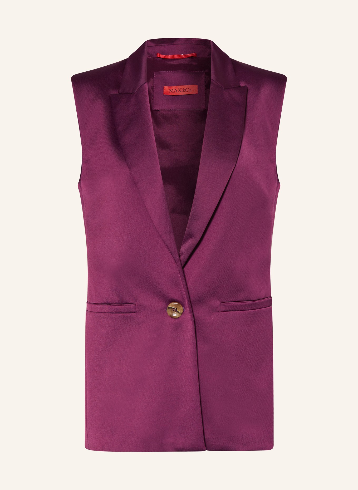 MAX & Co. Satinweste MAONIA, Farbe: FUCHSIA (Bild 1)