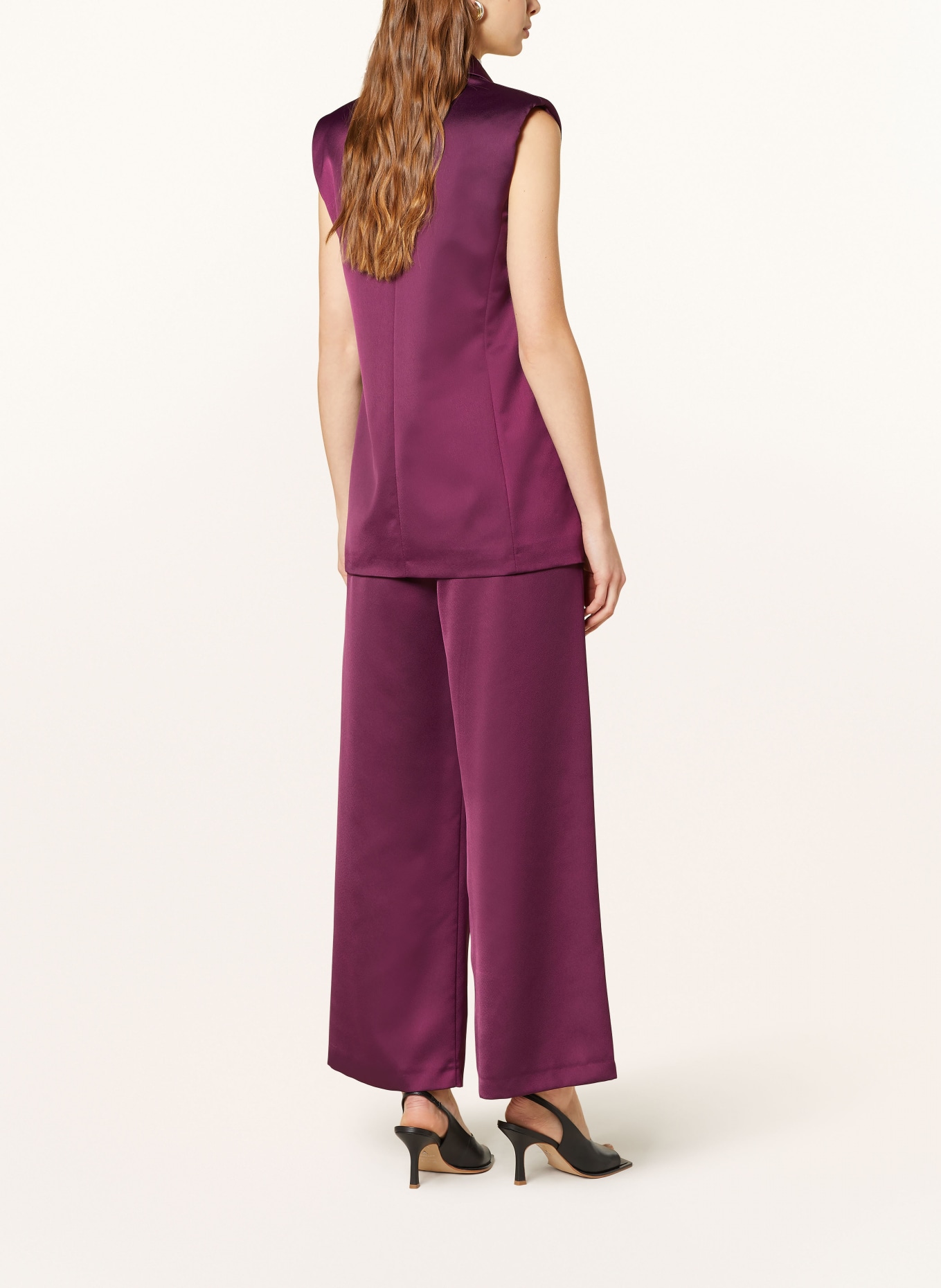 MAX & Co. Satin vest MAONIA, Color: FUCHSIA (Image 3)