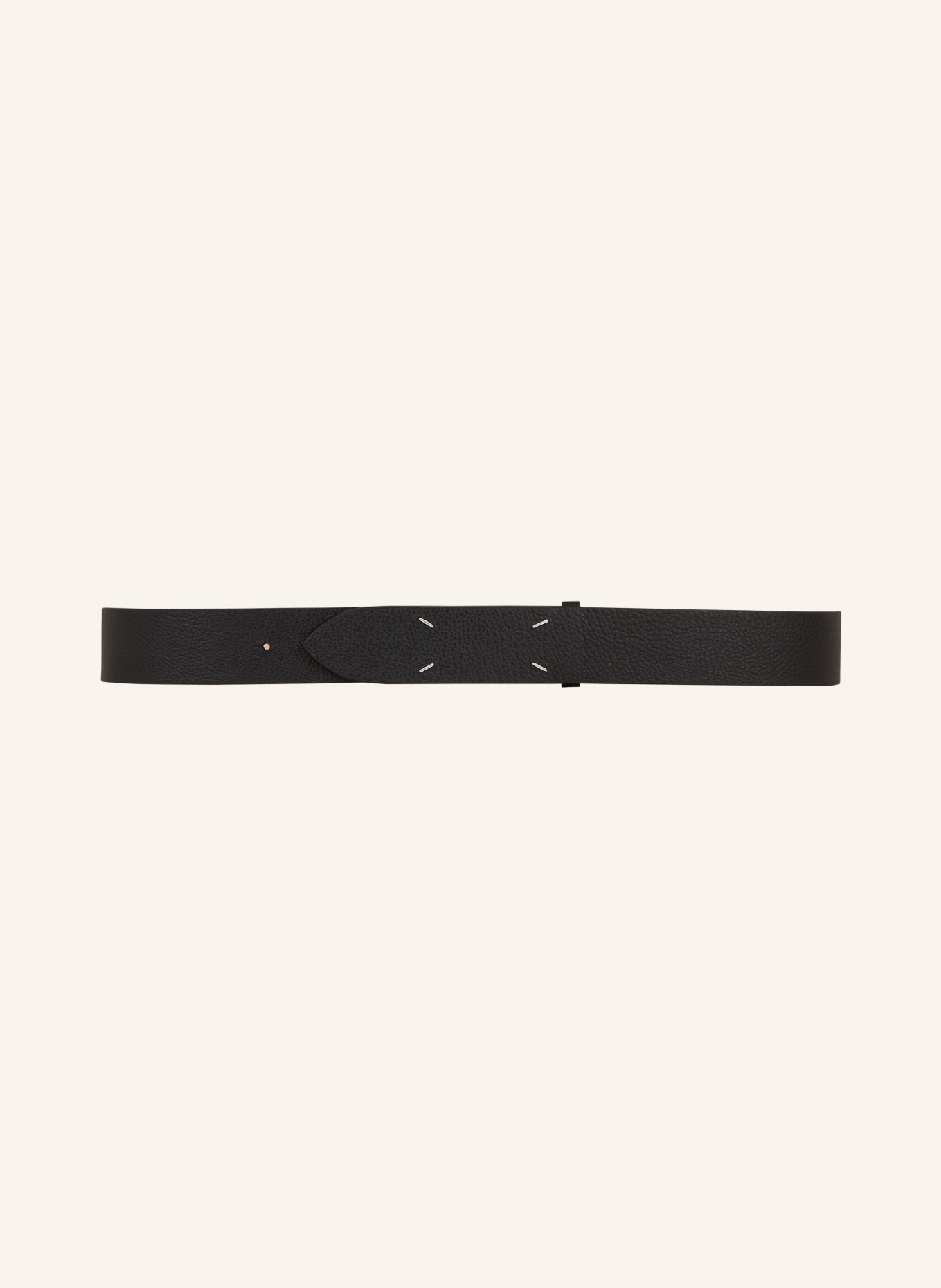 Maison Margiela Leather belt, Color: BLACK (Image 2)