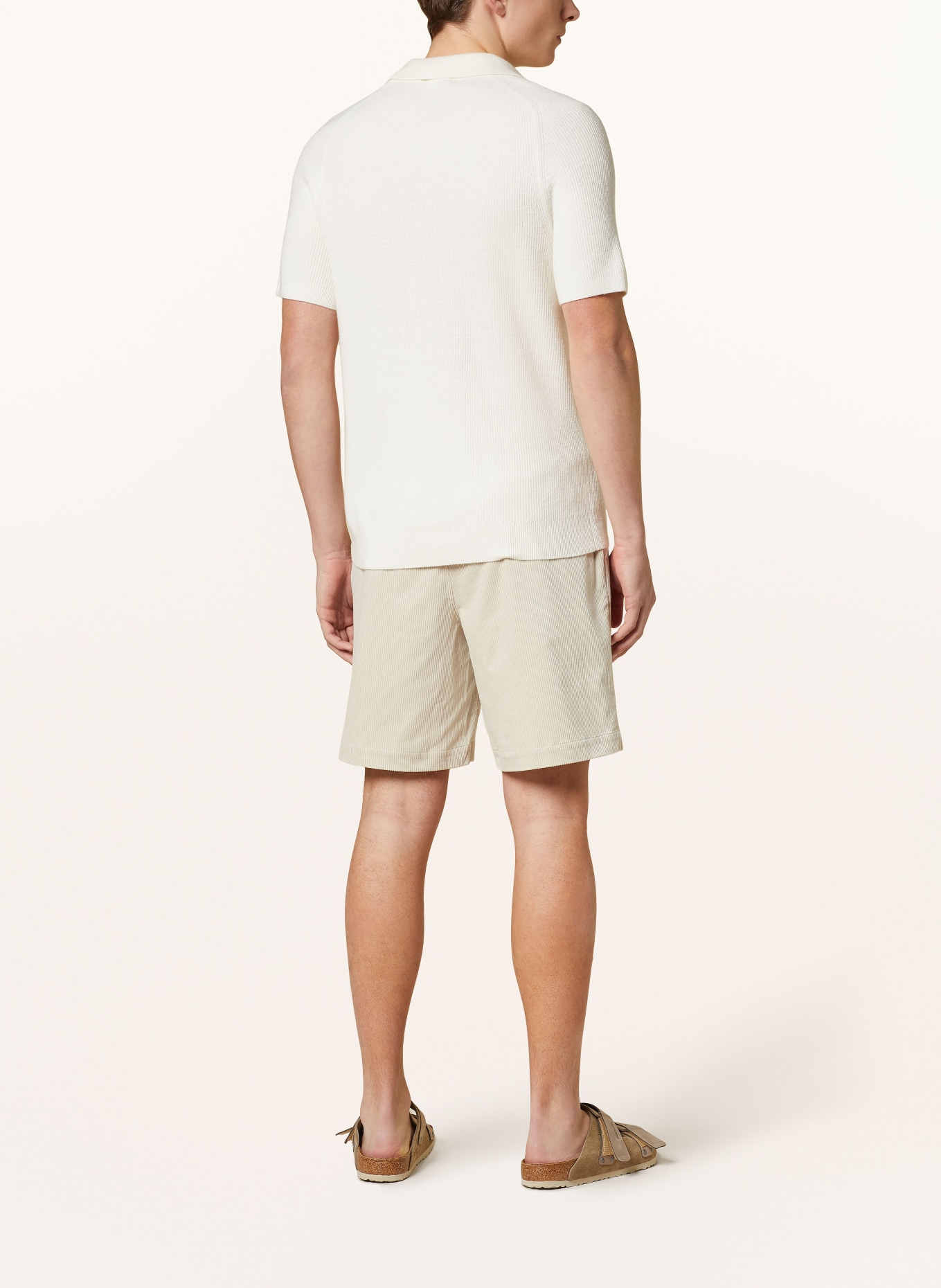 MAERZ MUENCHEN Corduroy shorts, Color: BEIGE (Image 3)