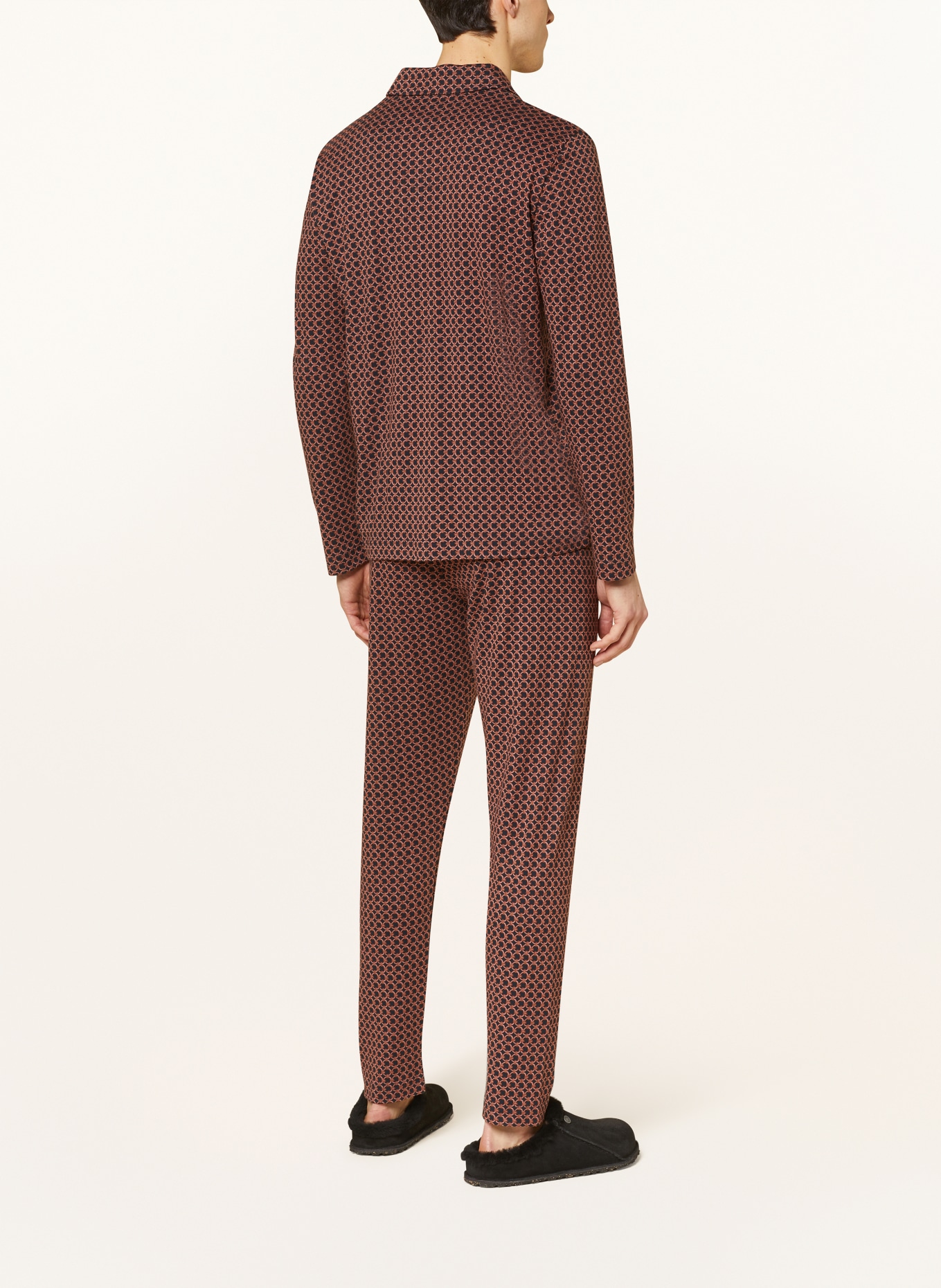 mey Schlafanzug Serie FARUM, Farbe: DUNKELBLAU/ DUNKELORANGE/ ROSA (Bild 3)
