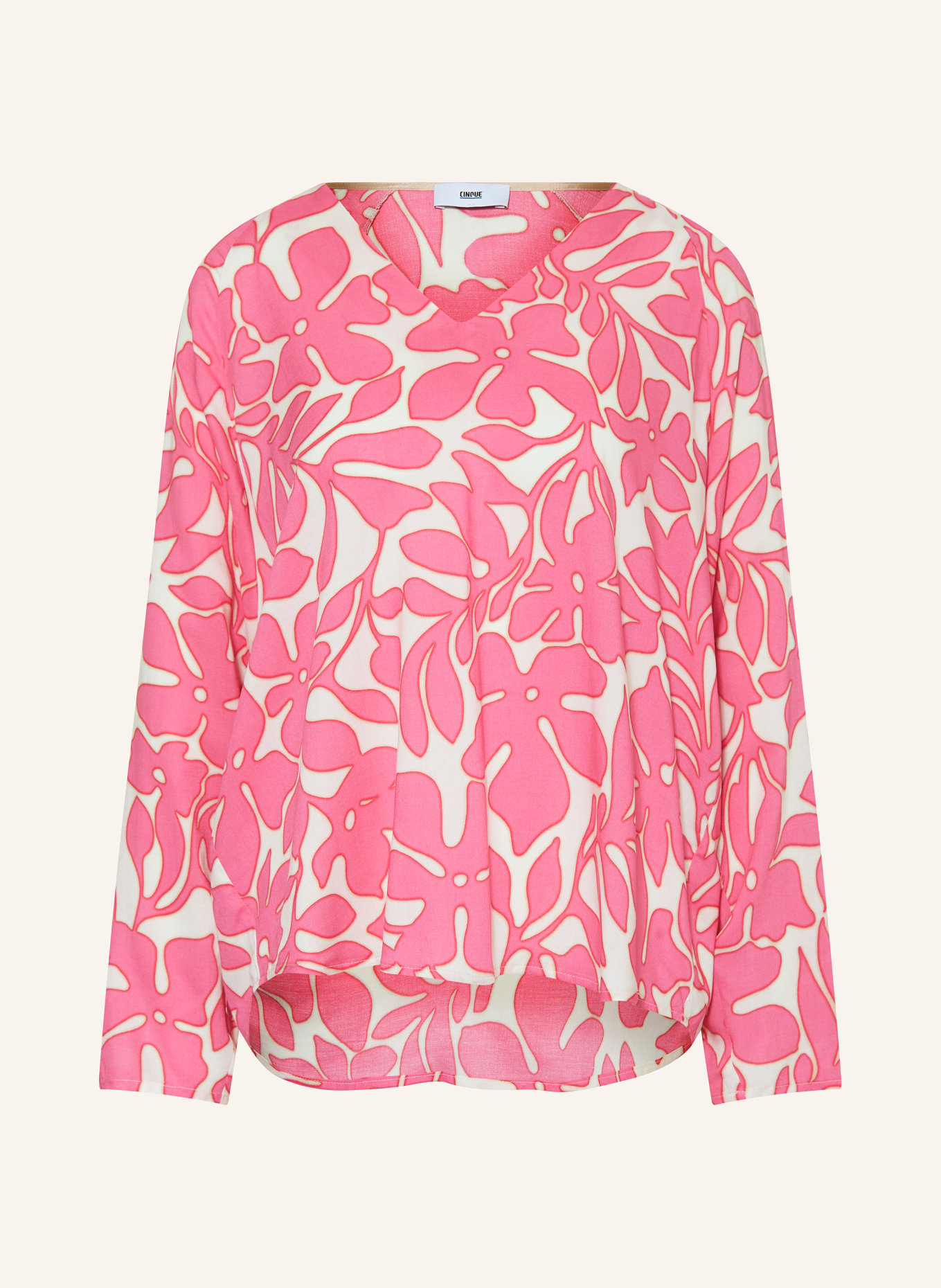 CINQUE Shirt blouse CIPALMI, Color: PINK/ CREAM (Image 1)