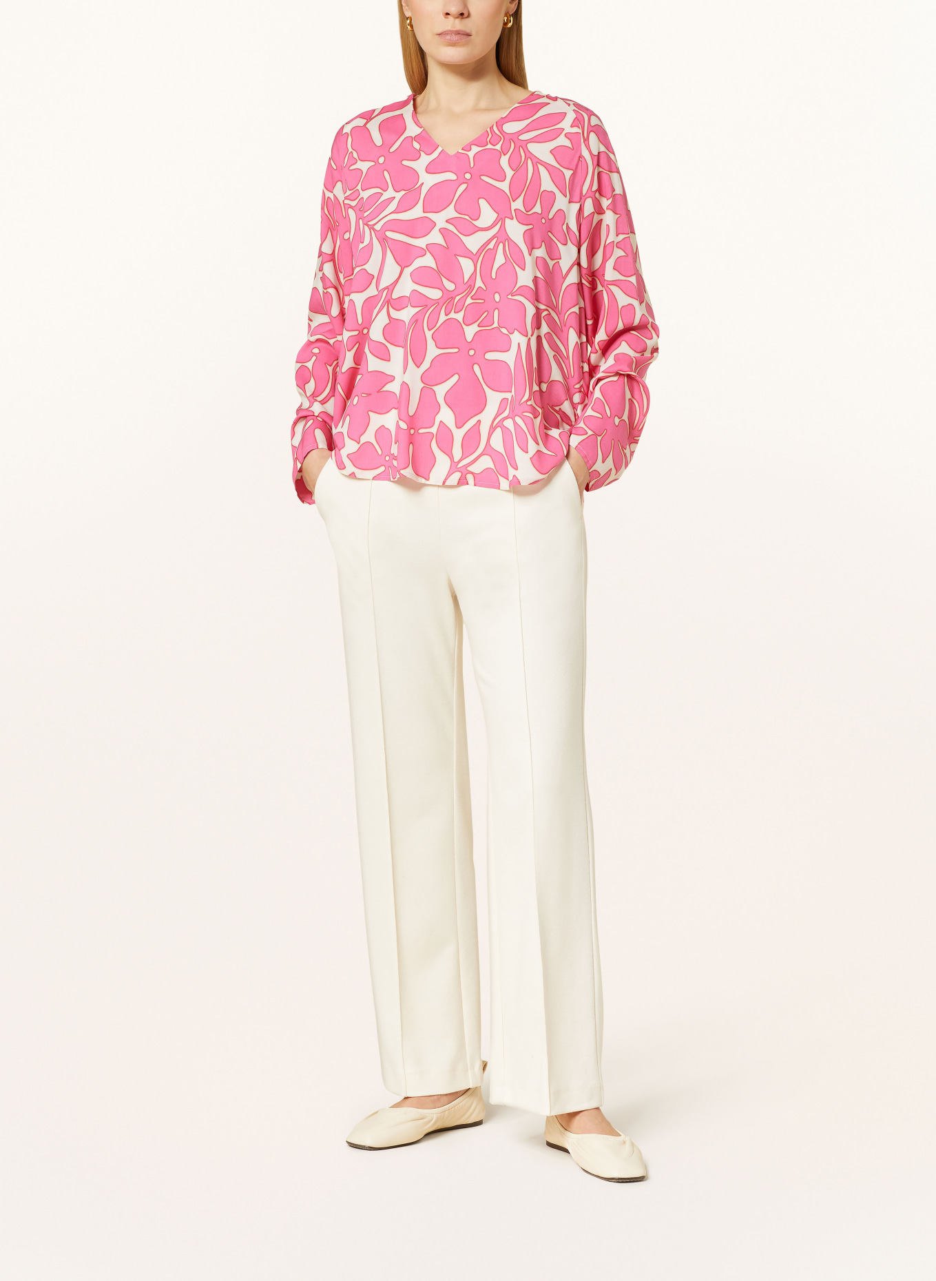 CINQUE Shirt blouse CIPALMI, Color: PINK/ CREAM (Image 2)