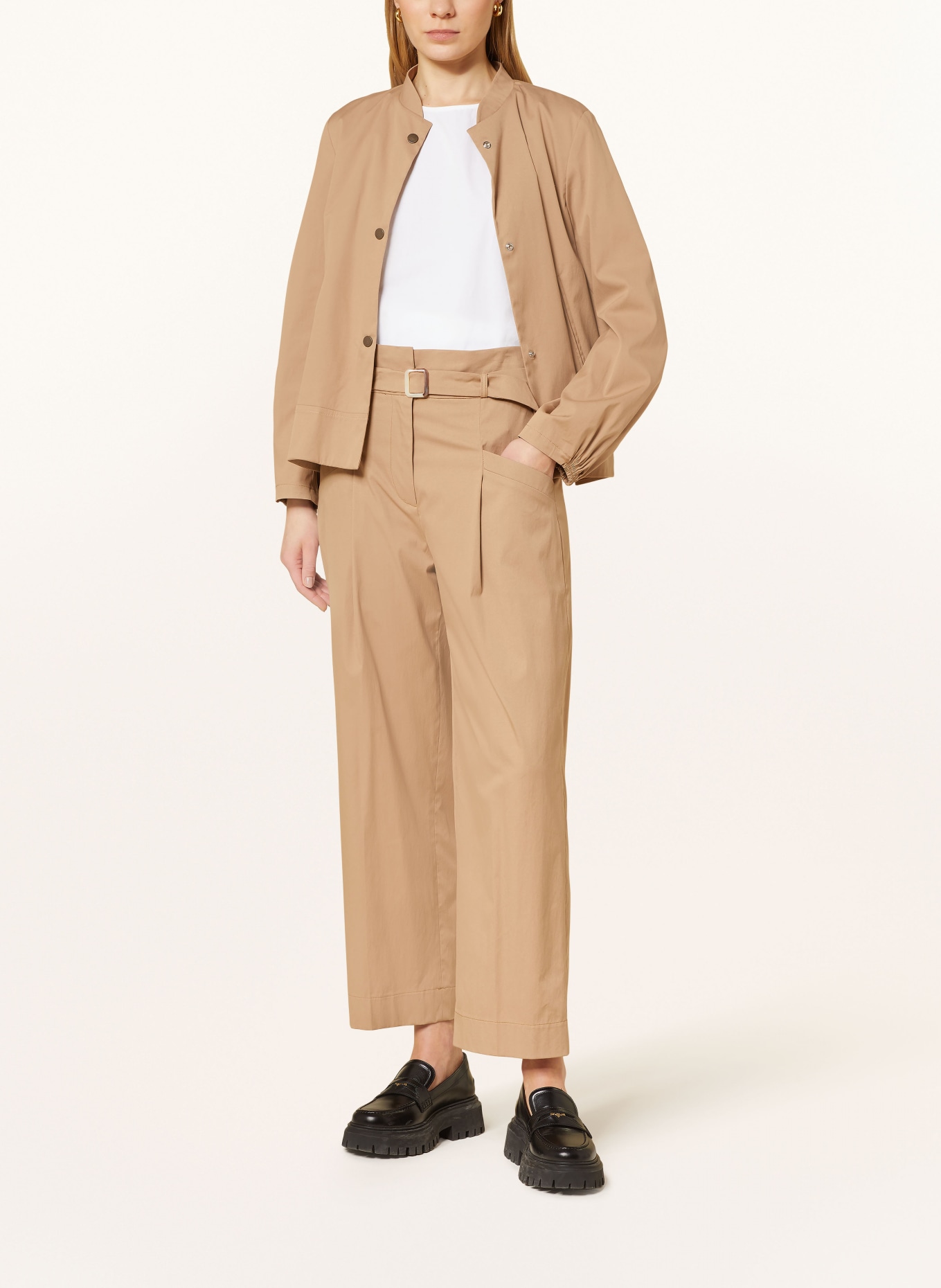 CINQUE Trousers CISONJA, Color: BEIGE (Image 2)