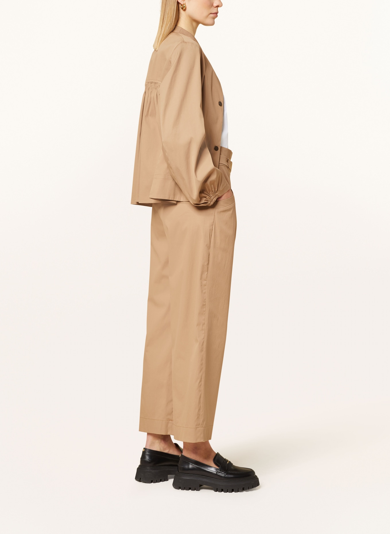 CINQUE Trousers CISONJA, Color: BEIGE (Image 4)