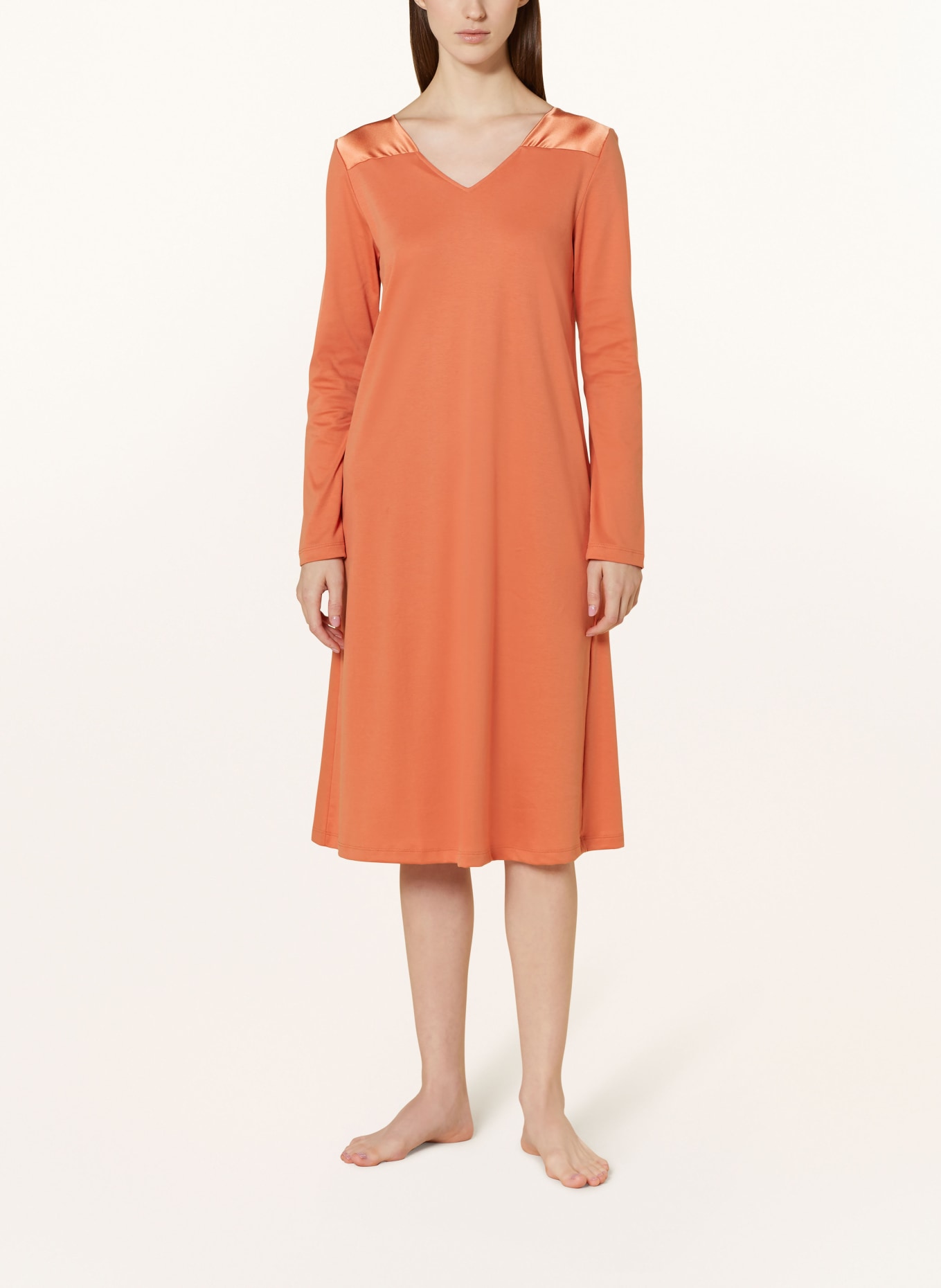 HANRO Nightgown EMMA, Color: COGNAC (Image 2)