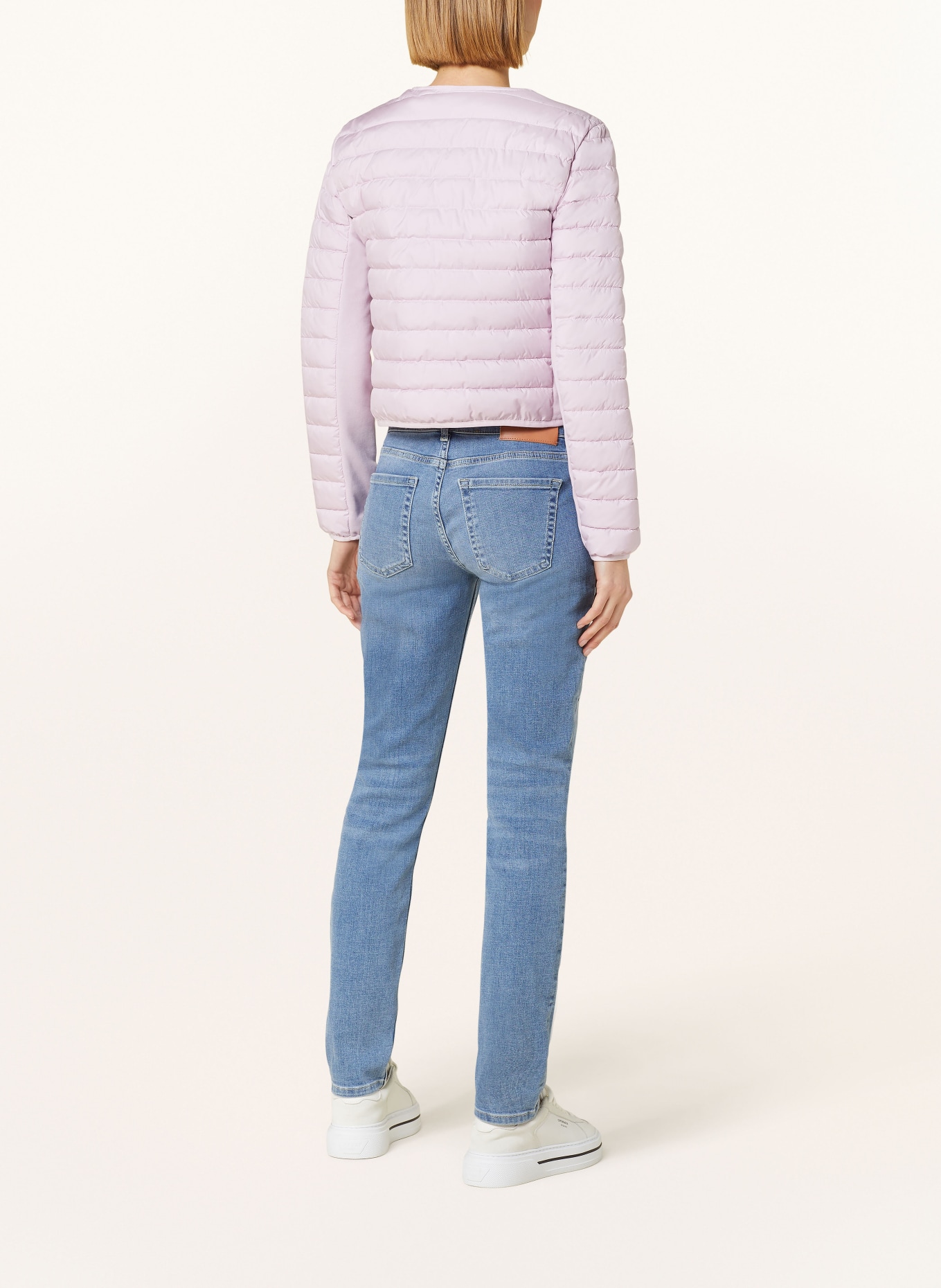 monari Quilted jacket in mixed materials, Color: ROSE (Image 3)