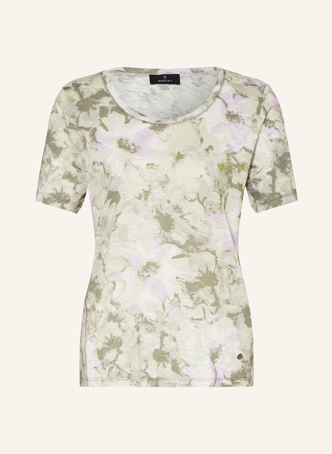 monari T-shirt, Color: GREEN/ WHITE/ ROSE (Image 1)