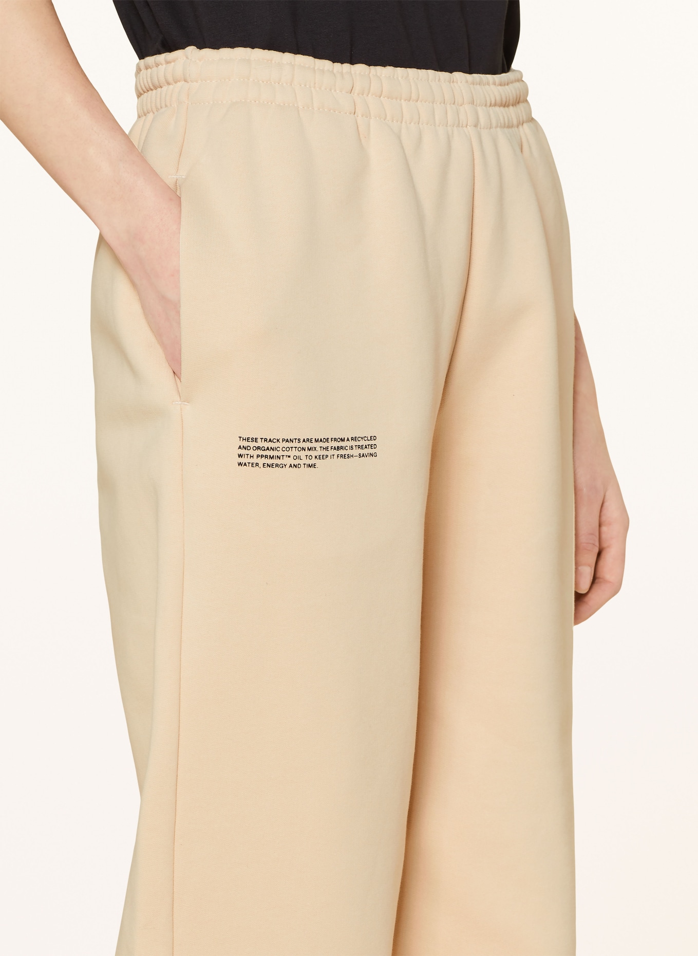 These track pants are made from on sale a recycled and organic cotton mix