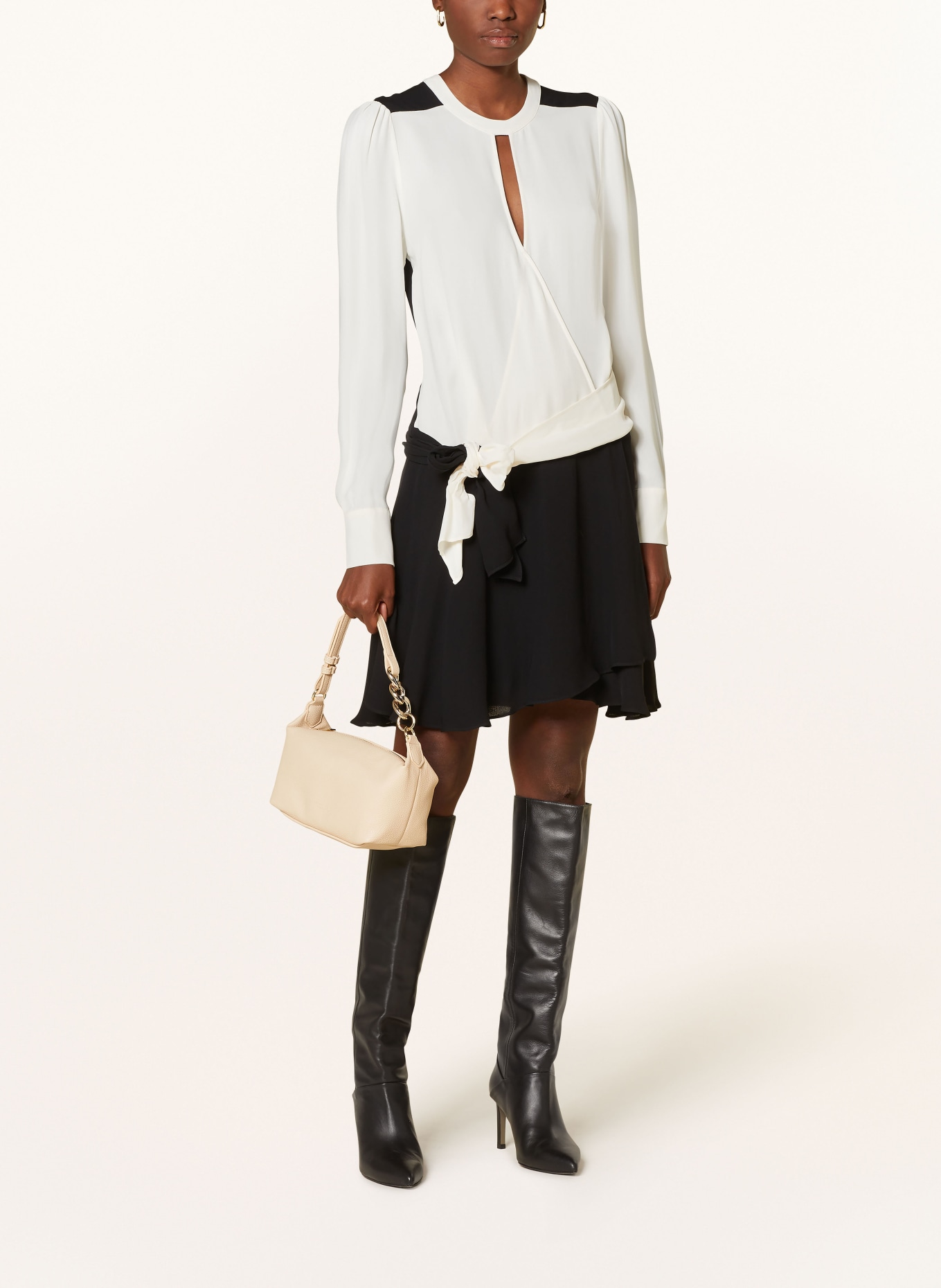 REISS Dress SADIE, Color: WHITE/ BLACK (Image 2)