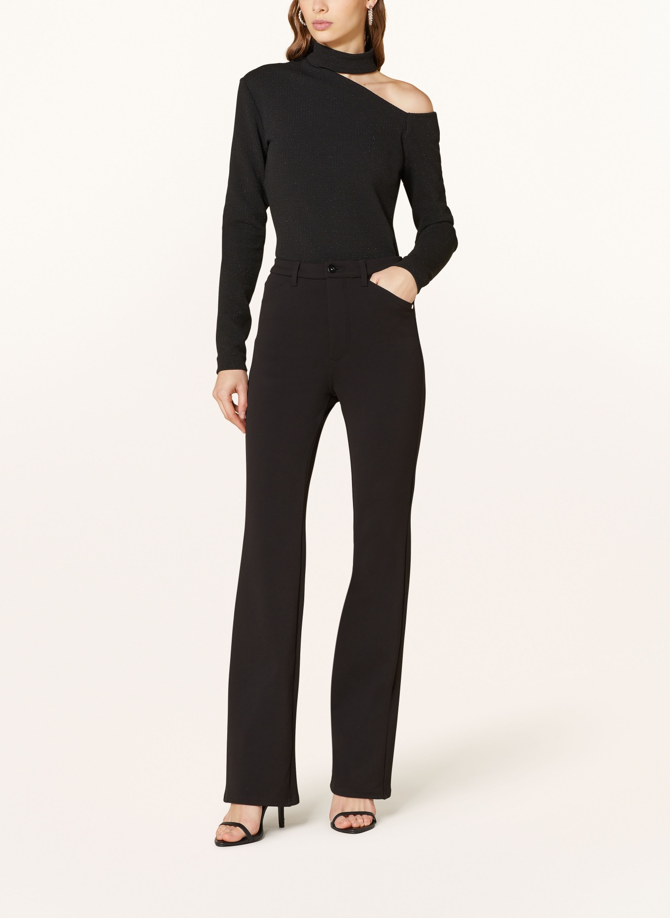 VANILIA Trousers, Color: BLACK (Image 2)