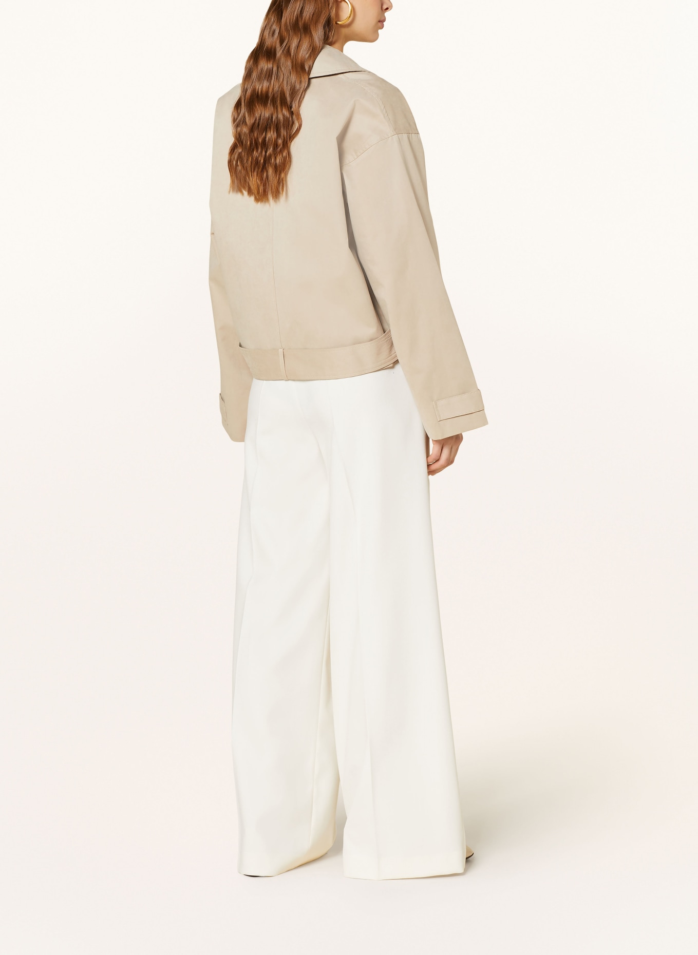 NEO NOIR Cropped trench coat SIA, Color: BEIGE (Image 3)