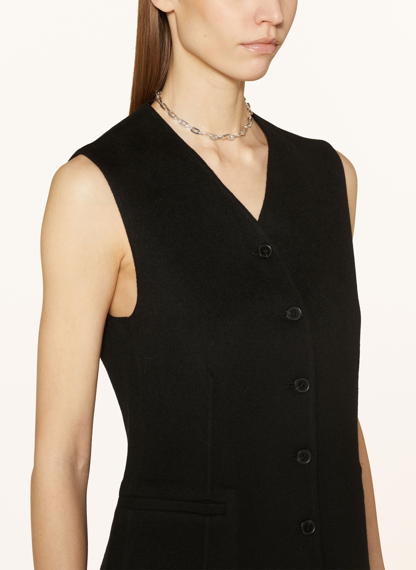 COS Blazer vest, Color: BLACK (Image 4)