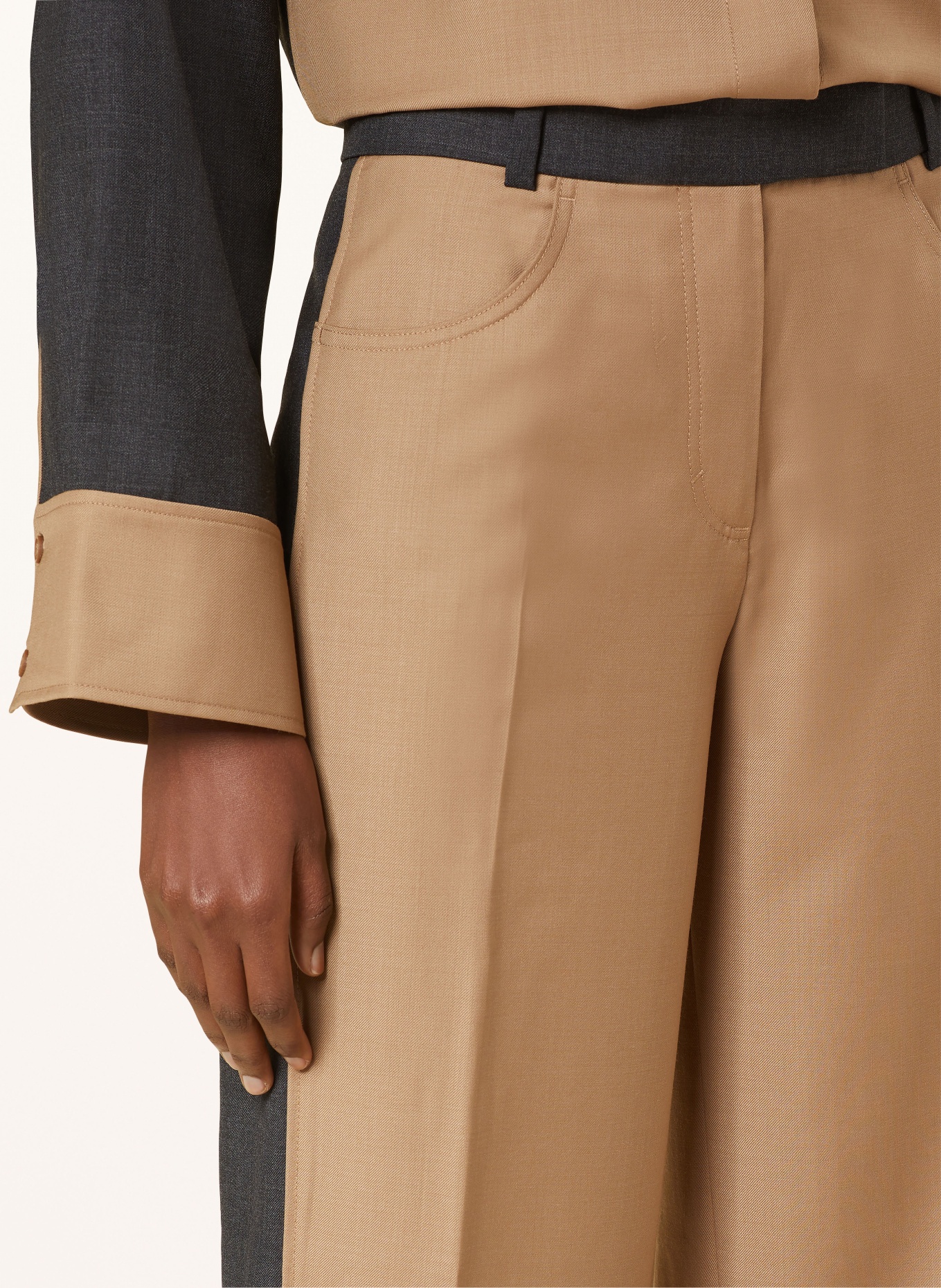 COS Trousers, Color: COGNAC/ DARK GRAY (Image 5)