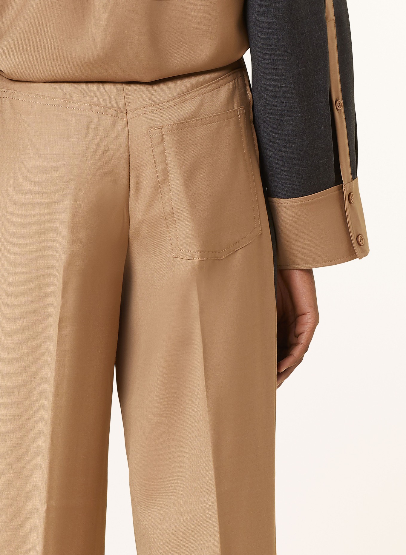COS Trousers, Color: COGNAC/ DARK GRAY (Image 6)