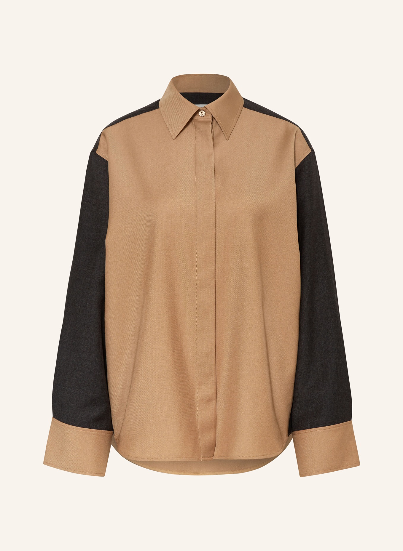 COS Shirt blouse, Color: BEIGE/ BLACK (Image 1)
